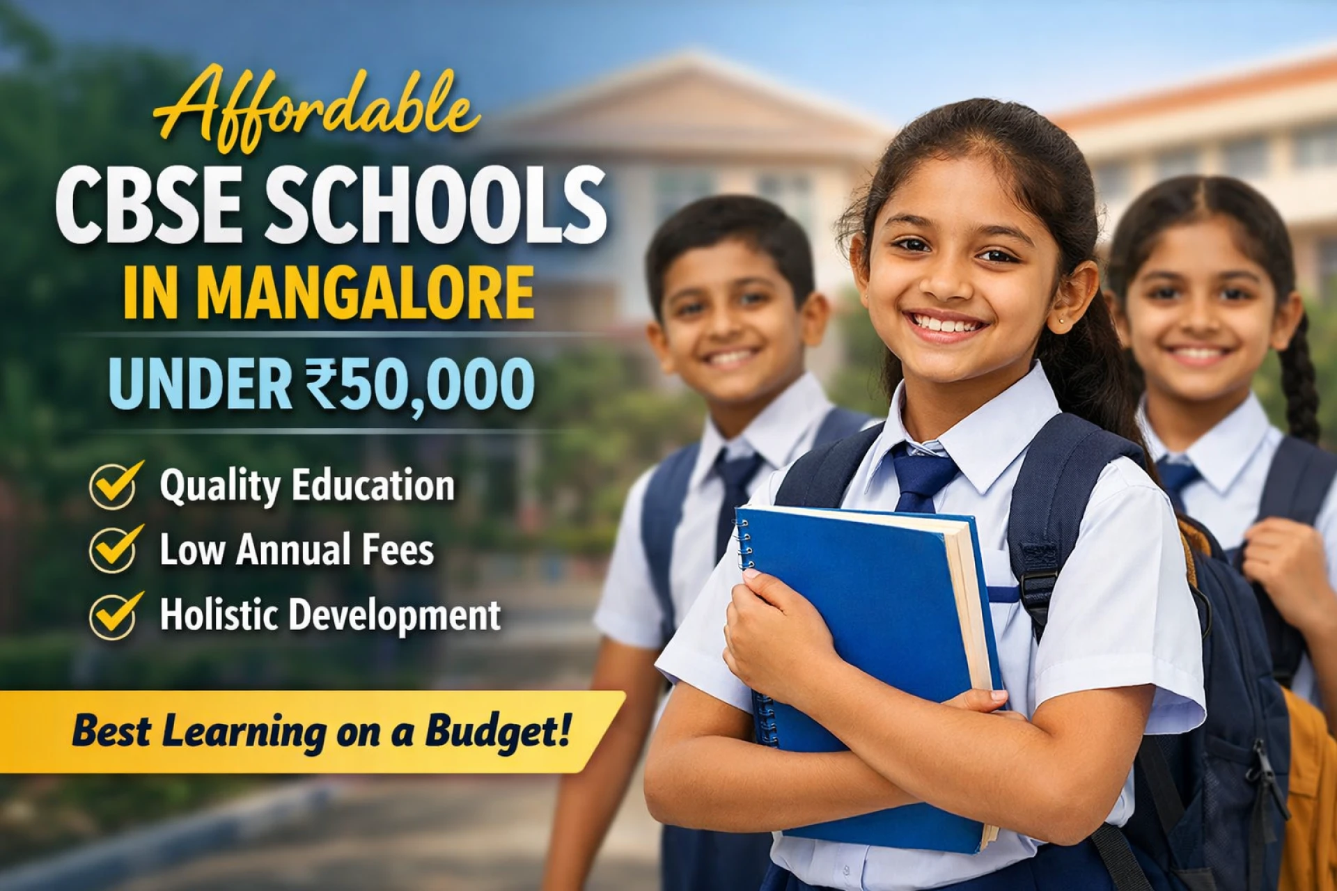 Affordable CBSE Schools in Mangalore Under ₹50,000