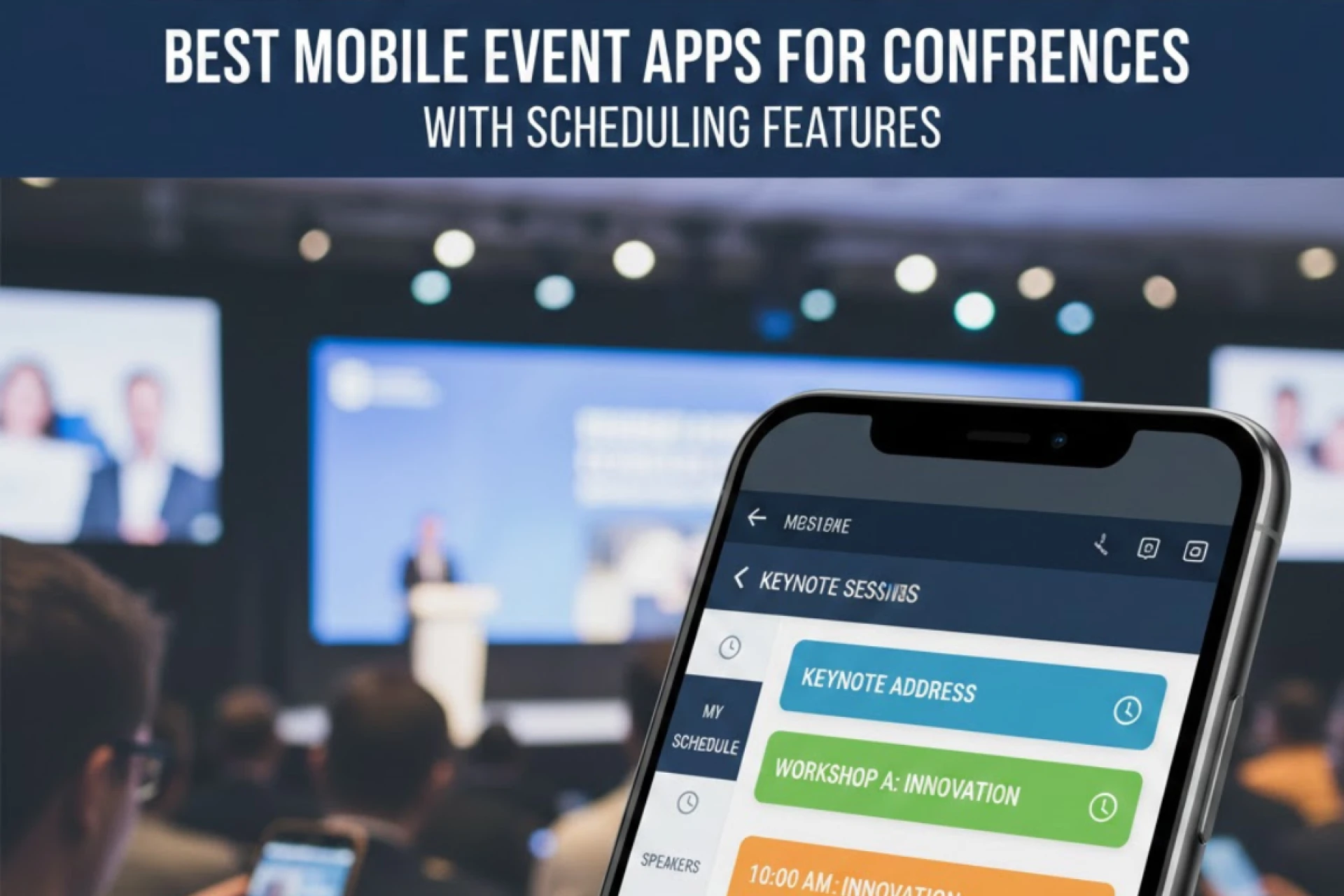 generate a image for this title "Why an Event Scheduler App Is a Must for Large Events