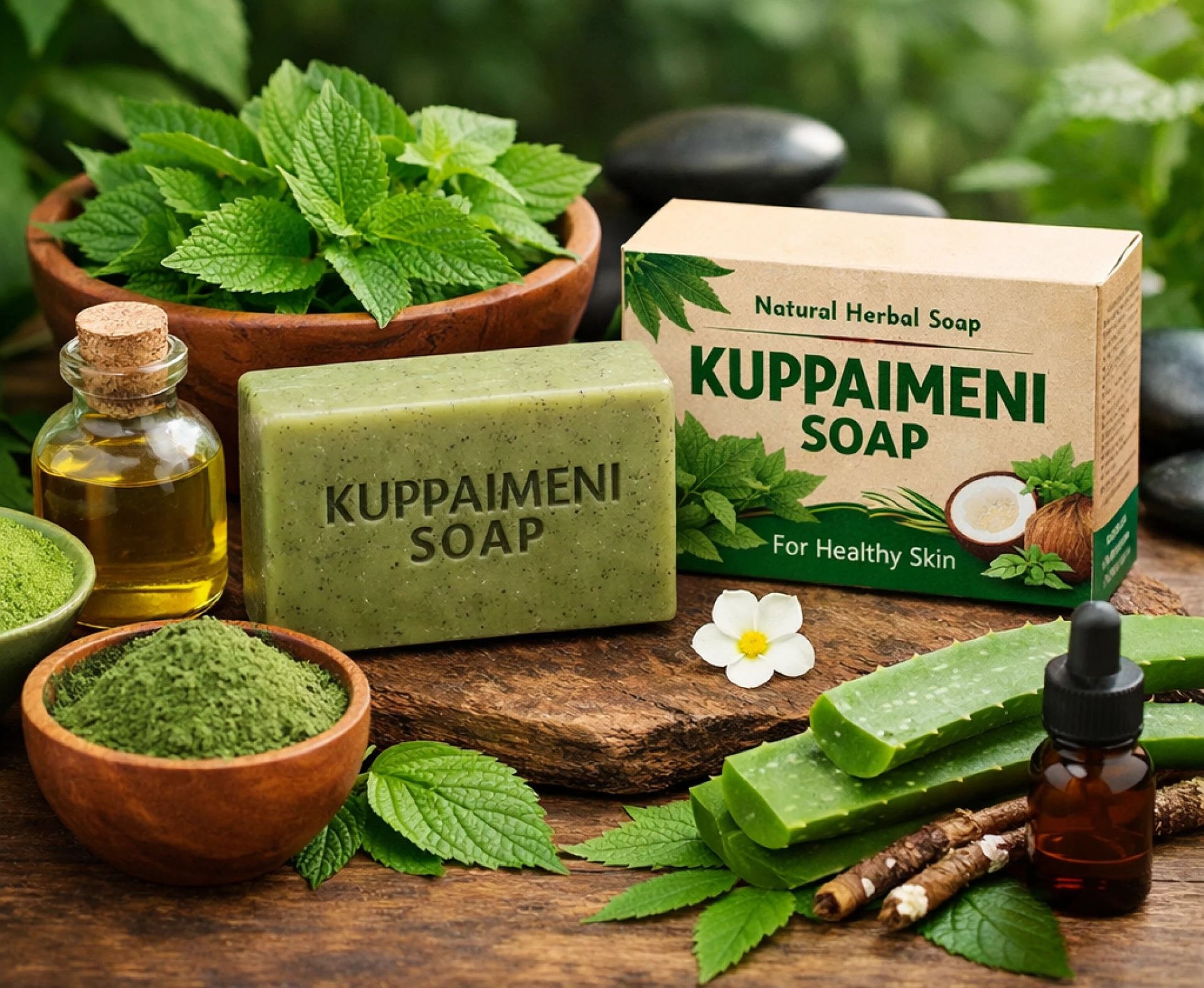 Kuppaimeni Soap Helps Manage Skin Issues Naturally
