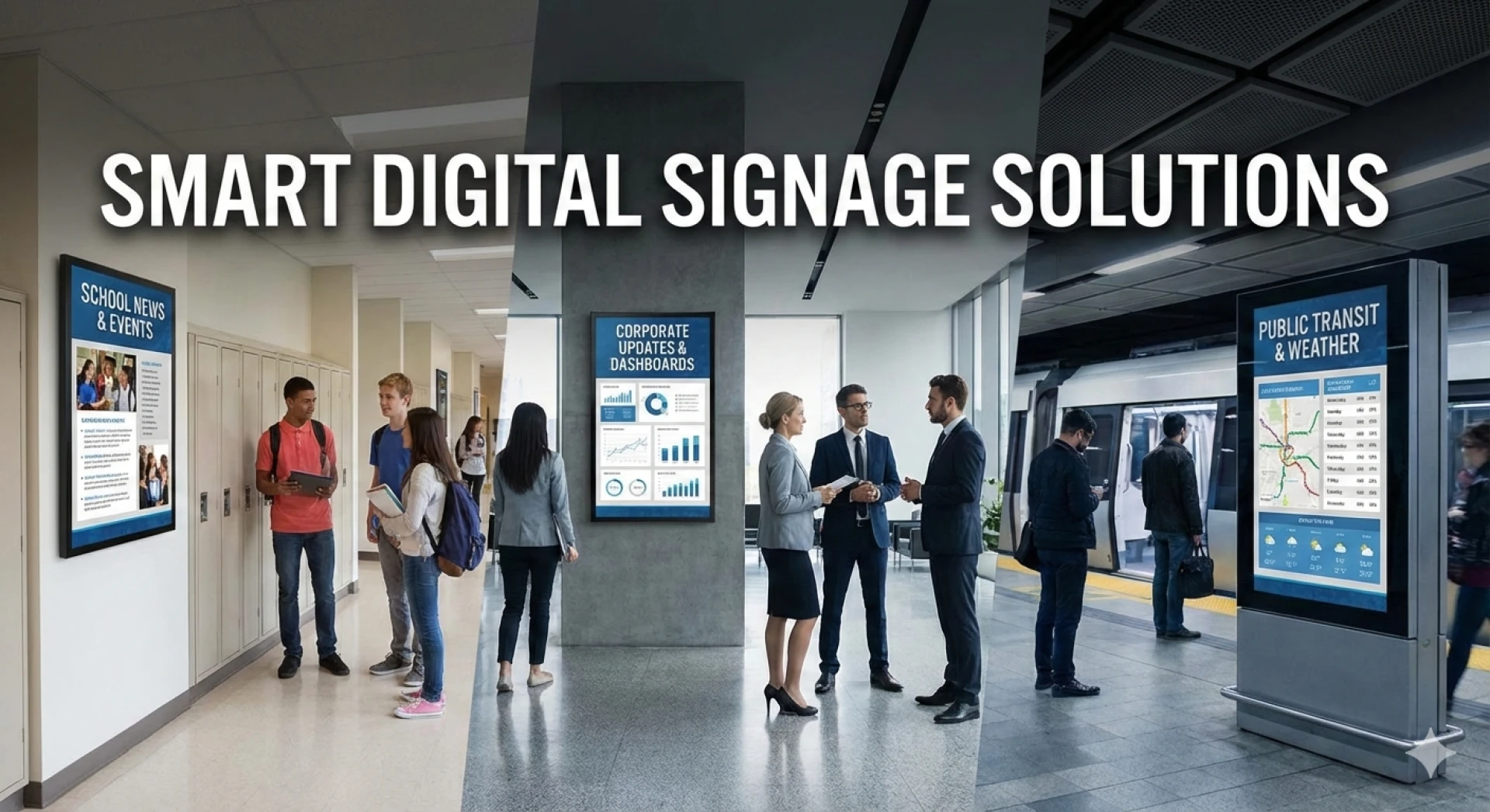 Digital Signage Solution for Schools, Offices & Public Spaces