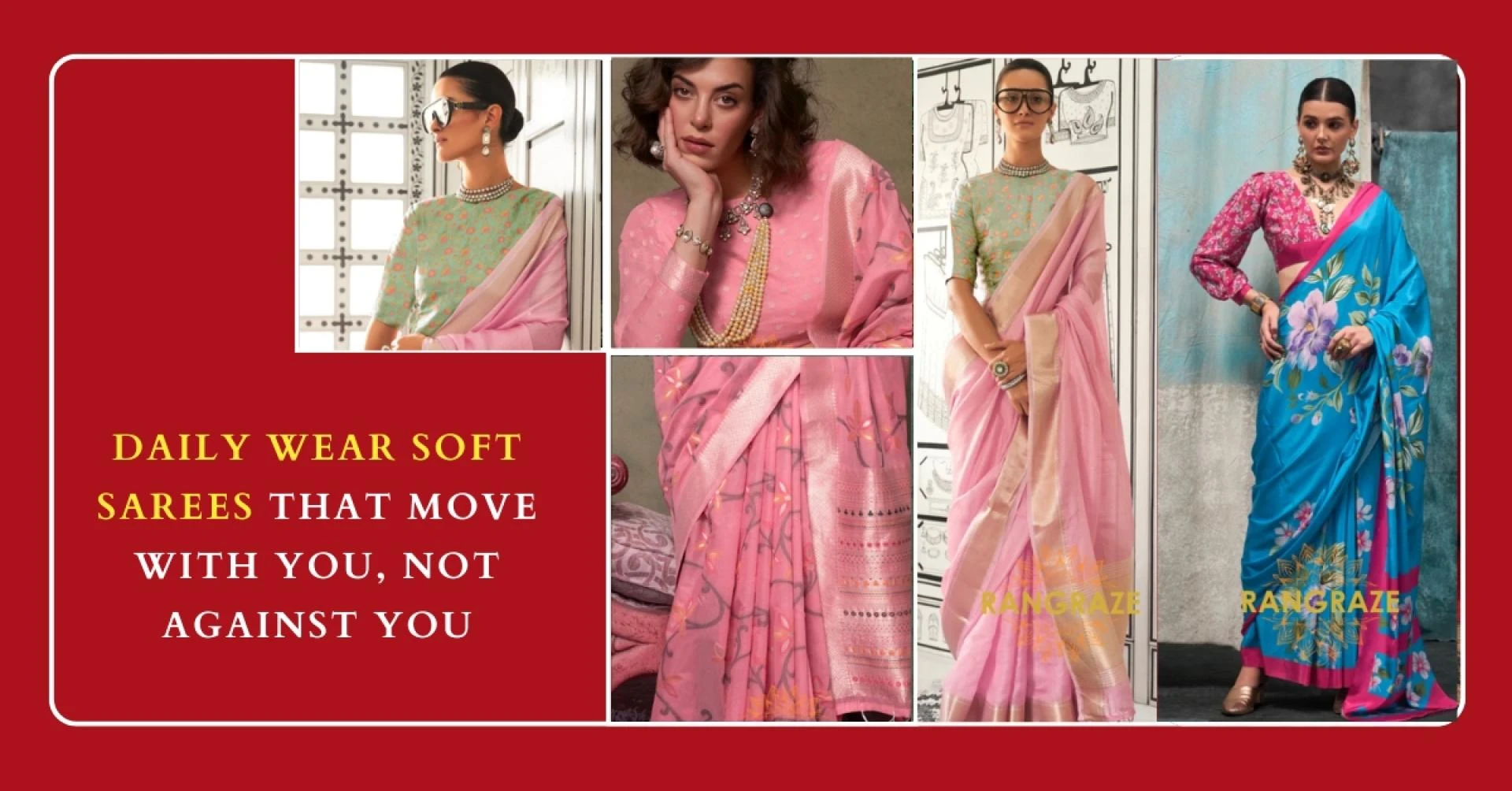 Daily Wear Soft Sarees That Move With You, Not Against You