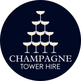Champagne Wedding Glasses Bride Groom & Champagne Tower Guide