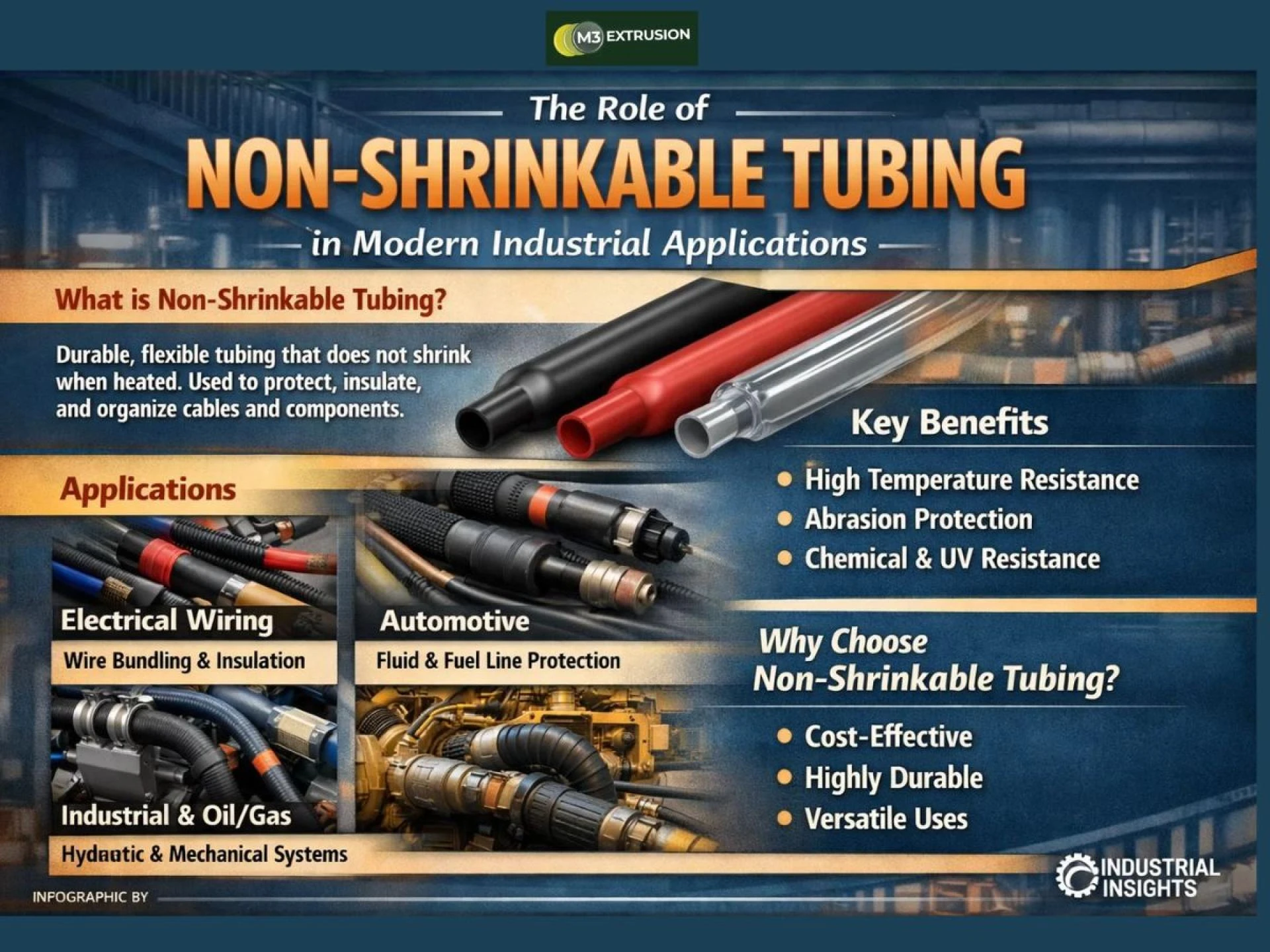 The Role of Non-Shrinkable Tubing in Modern Industrial Applications