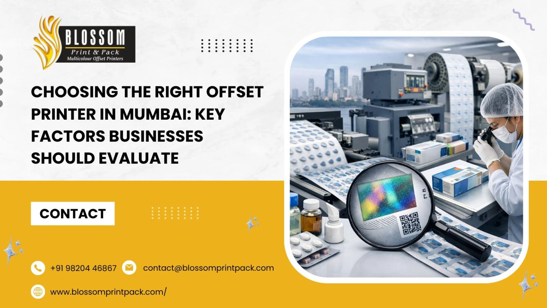 Choosing the Right Offset Printer in Mumbai: Key Factors Businesses Should Evaluate