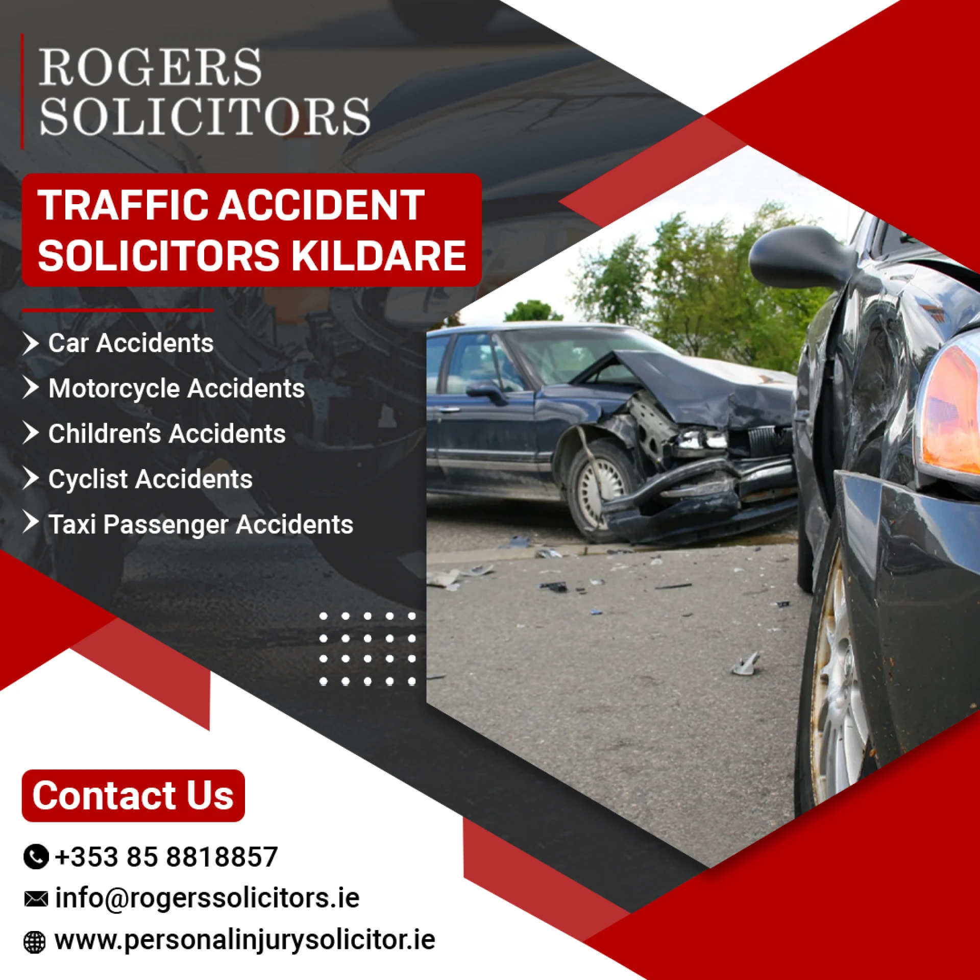 Traffic accident solicitors Kildare | Free Consultation Call