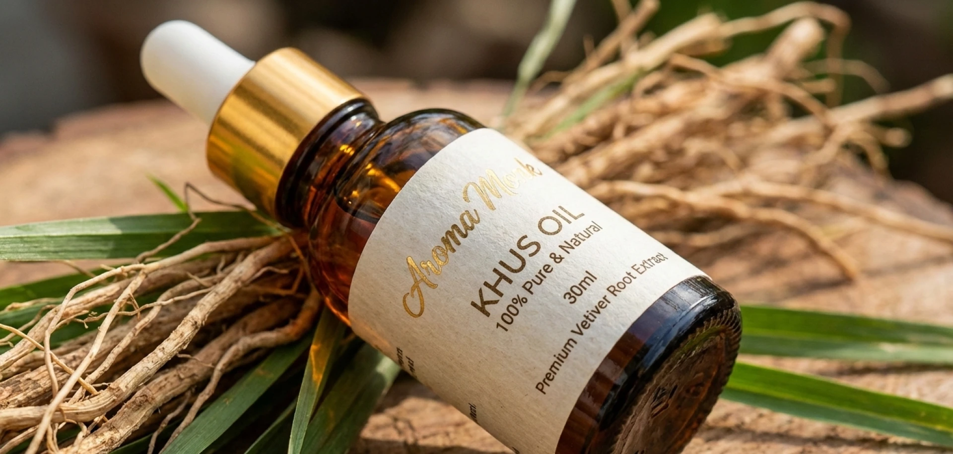 Discover the Timeless Benefits of Khus Oil: Aroma Monk's Premium Vetiver Essential Oil for Wellness and Beauty