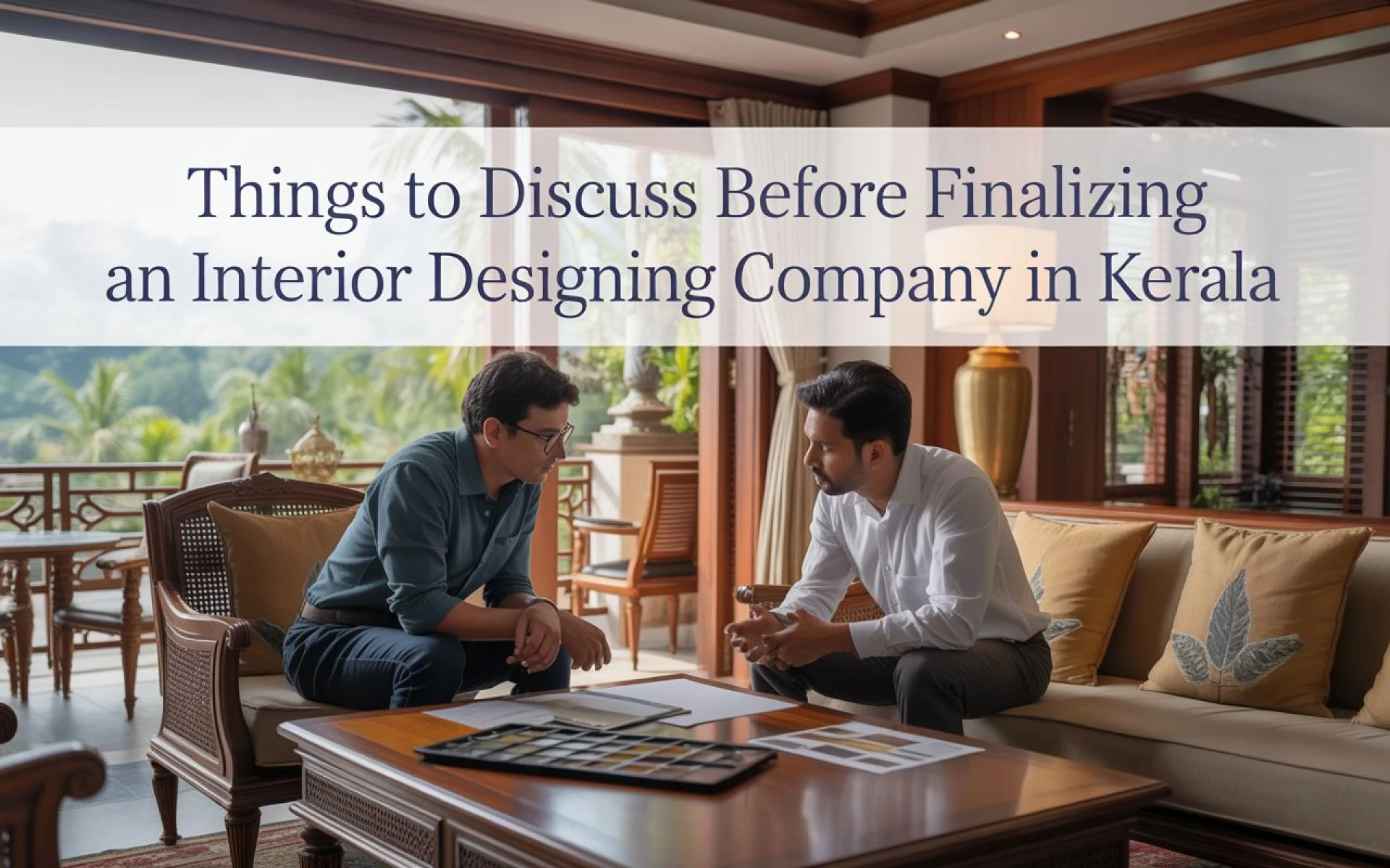 Things to Discuss Before Finalizing an Interior Designing Company in Kerala