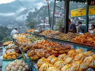 Popular local street food in Sikkim, loved by locals