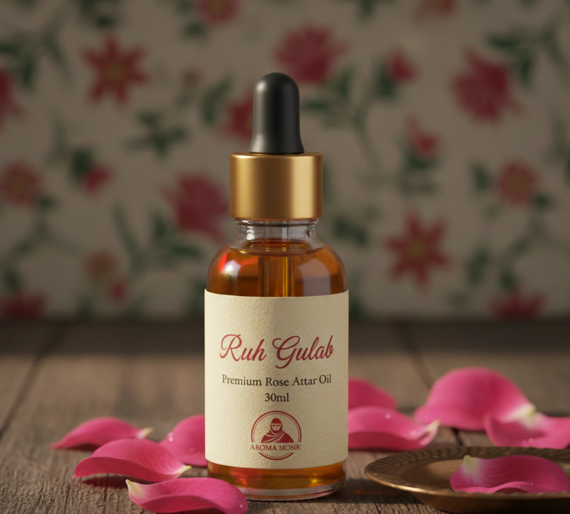 Discover the Timeless Essence of Ruh Gulab with Aroma Monk: The Soul of Pure Rose Oil
