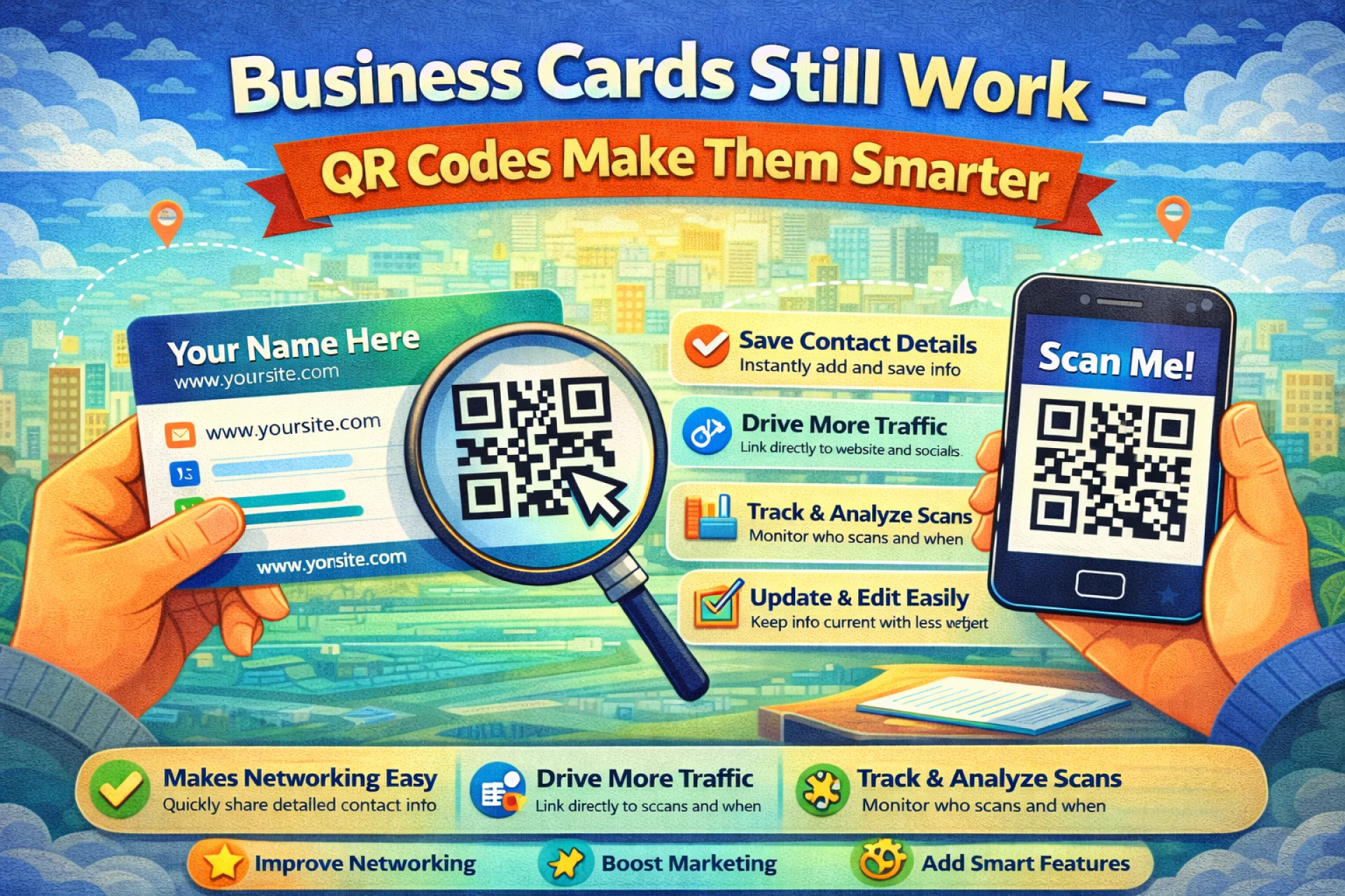 Business Cards Still Work — QR Codes Make Them Smarter