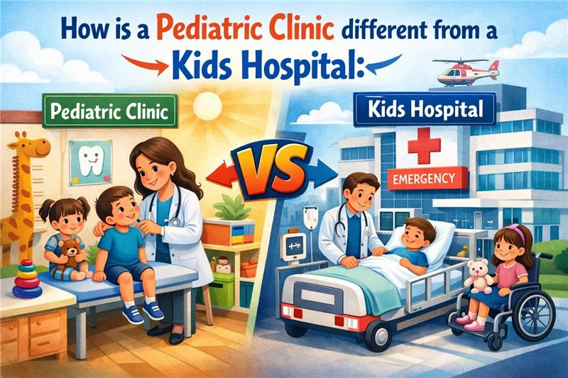 How is a Pediatric Clinic Different from a Kids Hospital: Which to Choose?