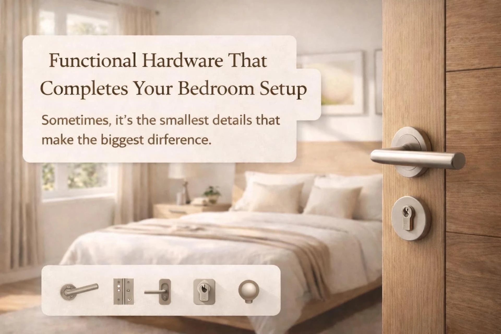 Functional Hardware That Completes Your Bedroom Setup