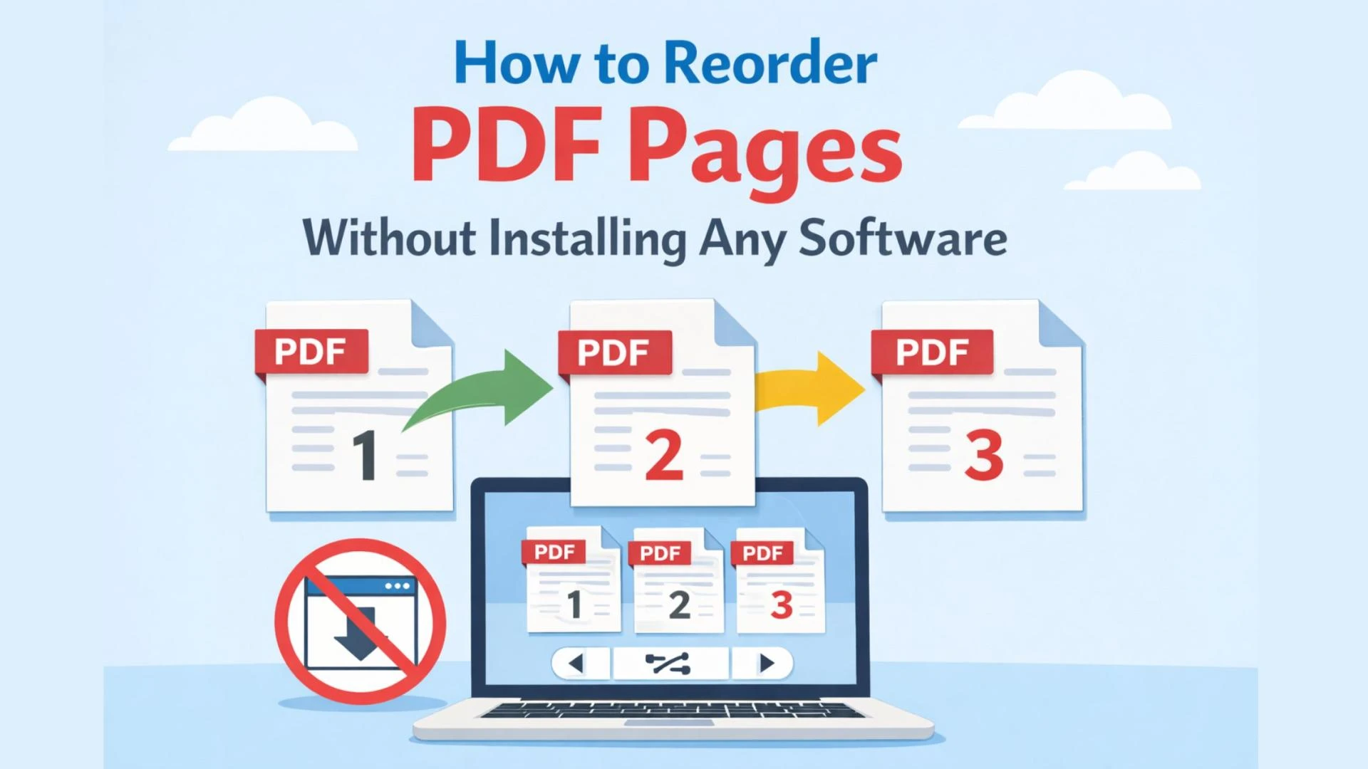 How to Reorder PDF Pages Without Installing Any Software