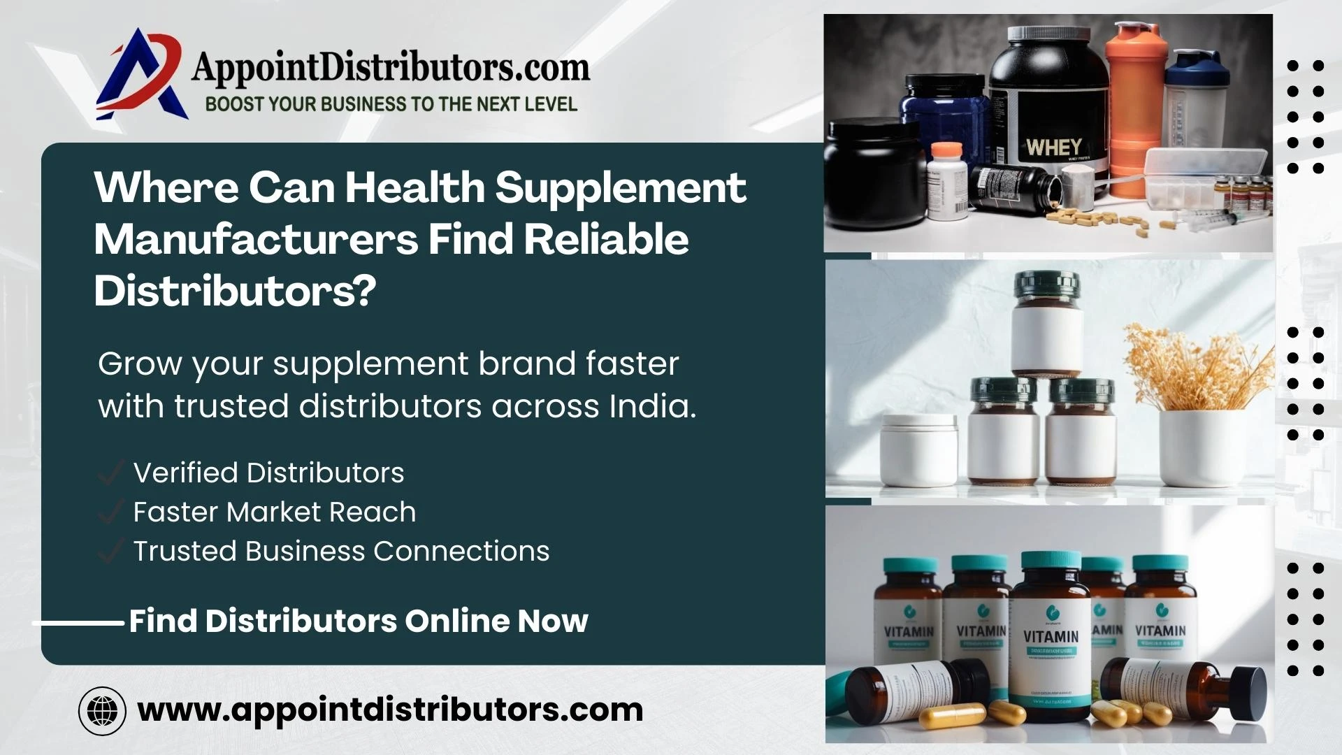 Where Can Health Supplement Manufacturers Find Reliable Distributors?