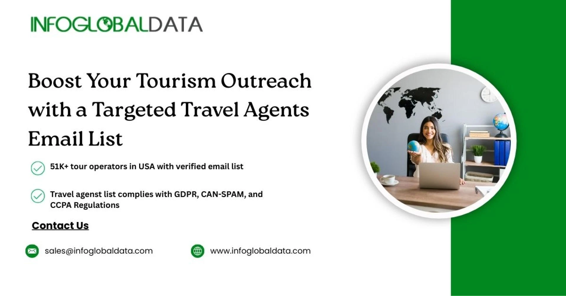 Boost Your Tourism Outreach with a Targeted Travel Agents Email List from InfoGlobalData