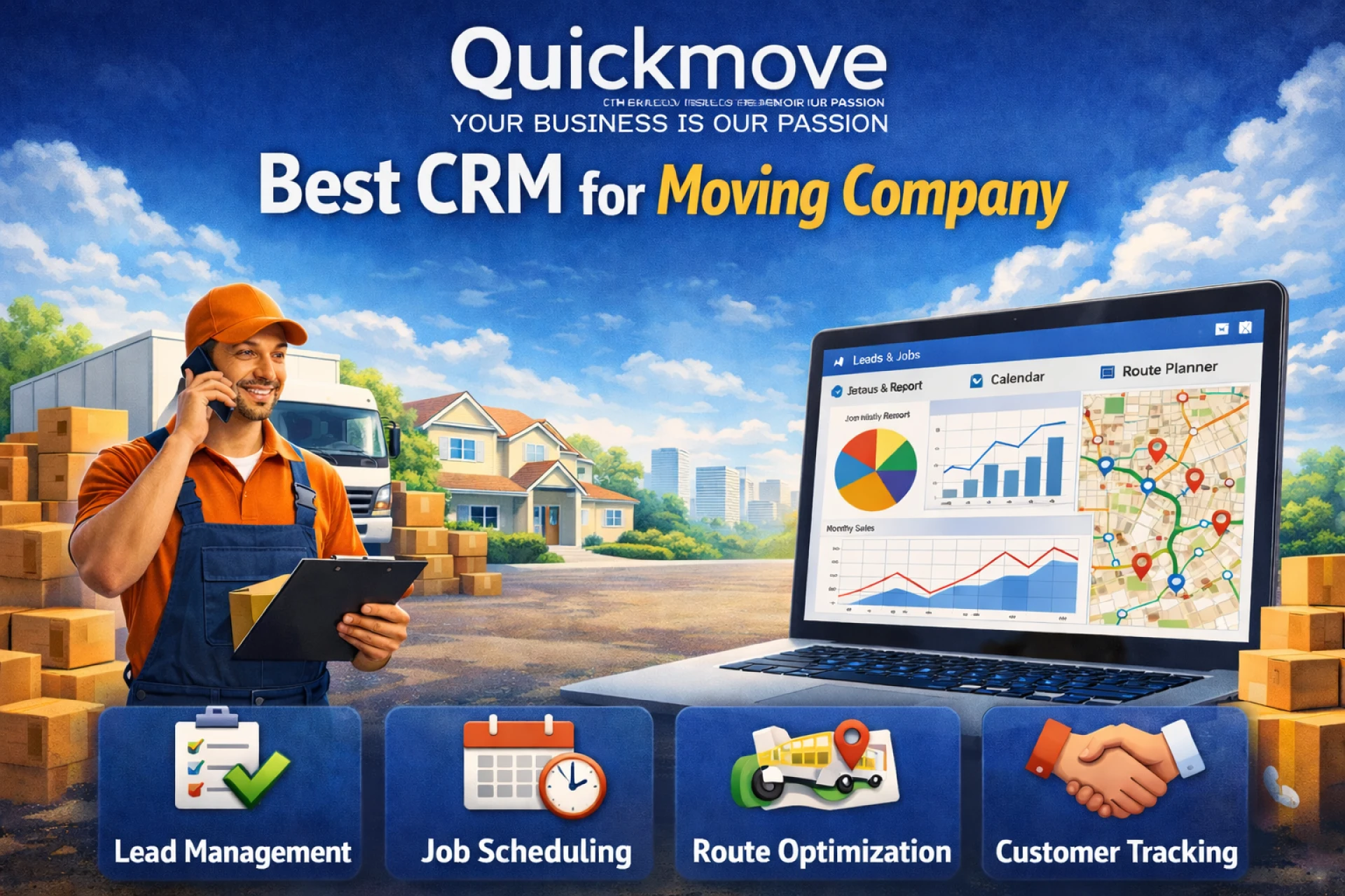 Best CRM for Moving Company – QuickMove