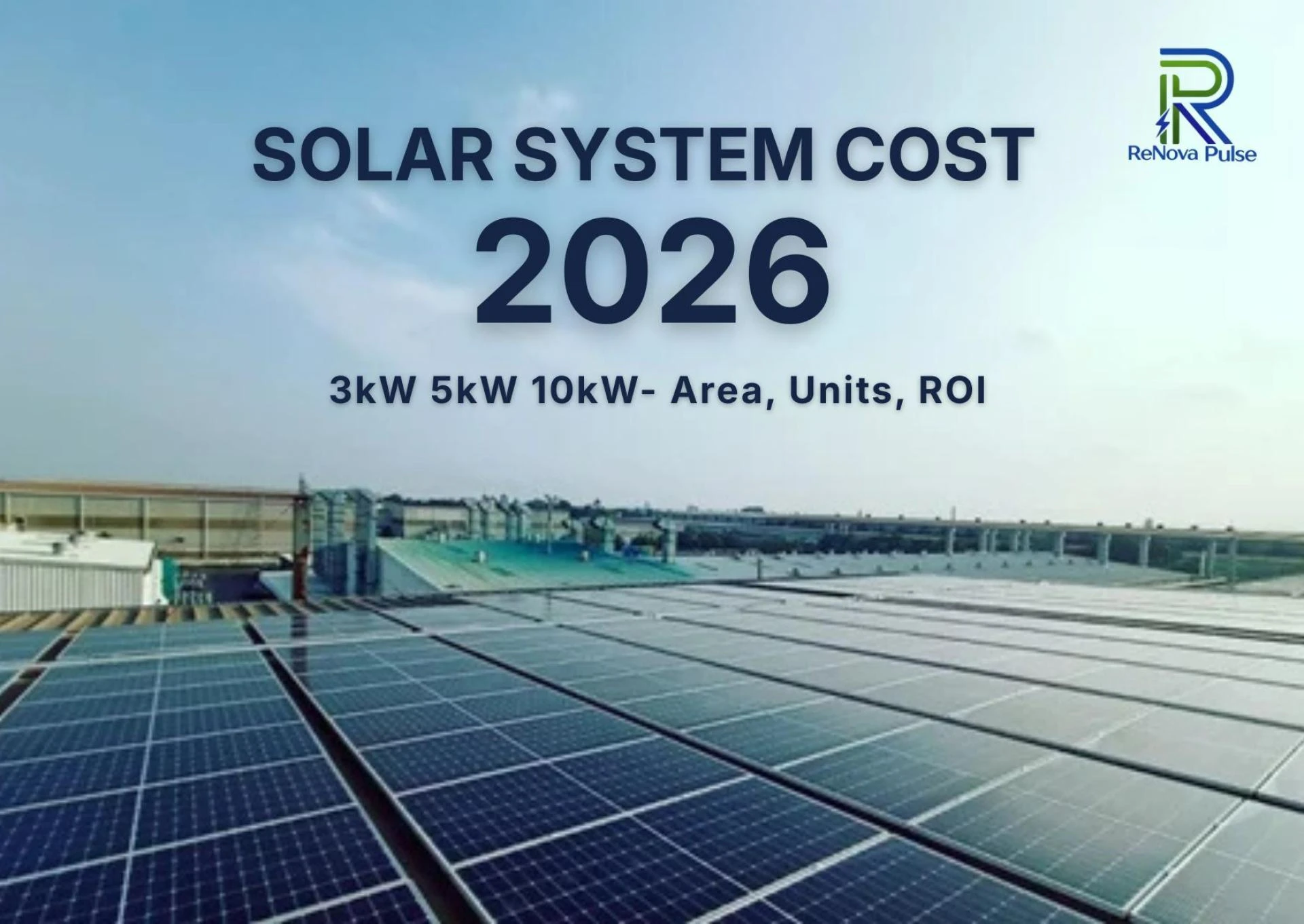 Solar Panel Price in India 2026: Cost, Area Required & ROI
