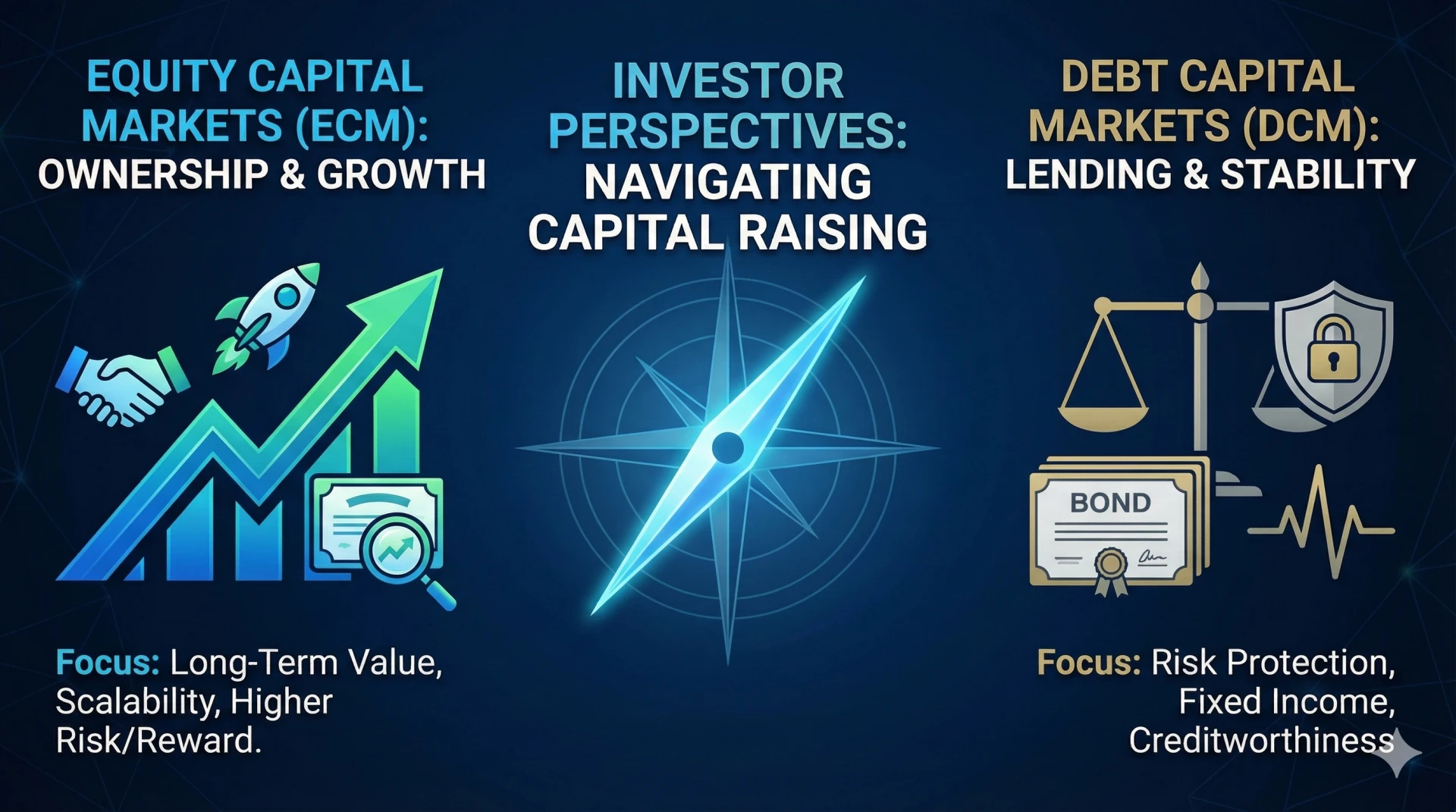 What Investors Look for in ECM Deals vs. DCM Deals: Valuation, Credit Quality, and Story