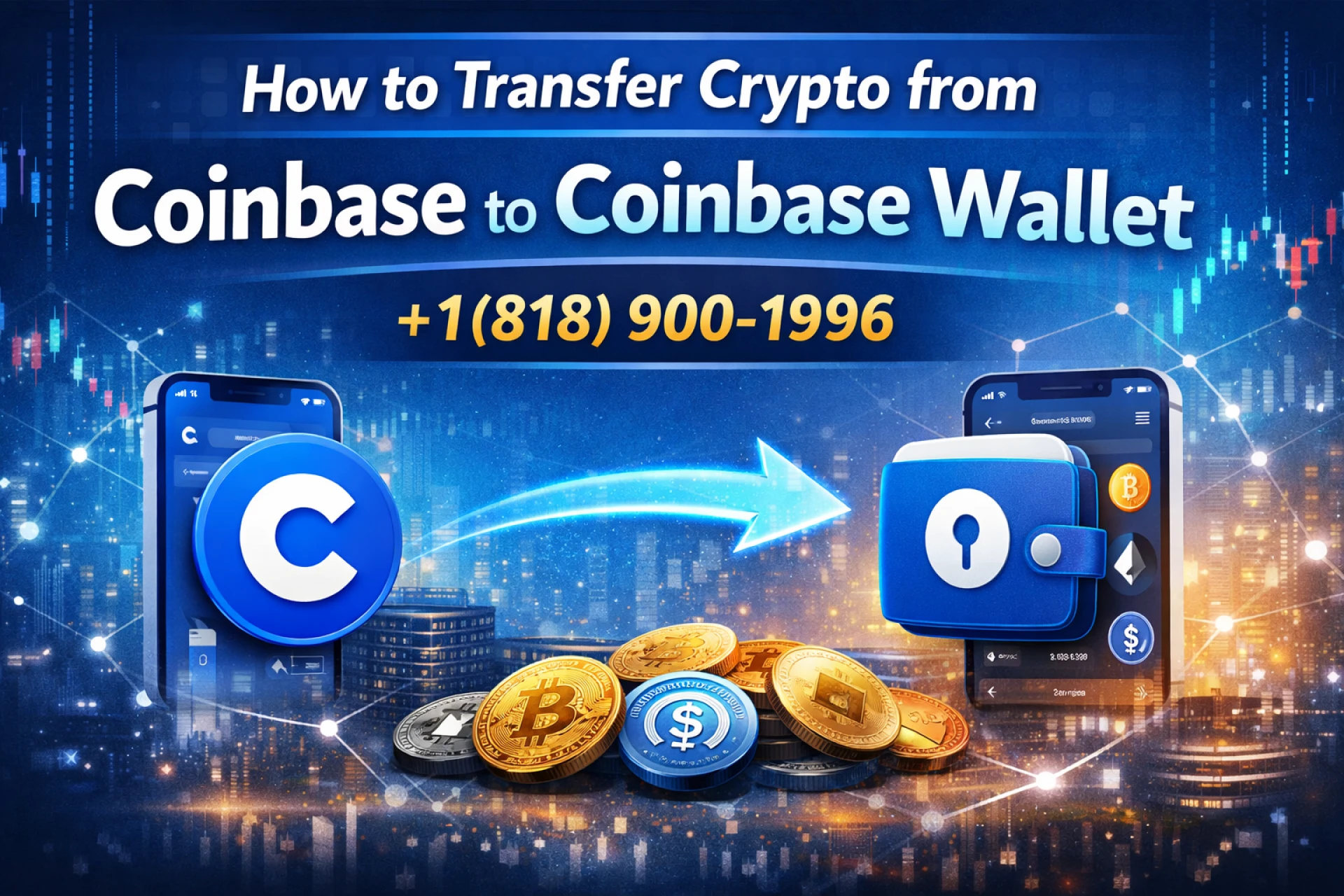 Call now 1•818•900•1996 How to Transfer Crypto from Coinbase to Coinbase Wallet