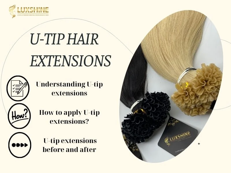 What Are U Tip Hair Extensions: Wedding and Special Event Styling
