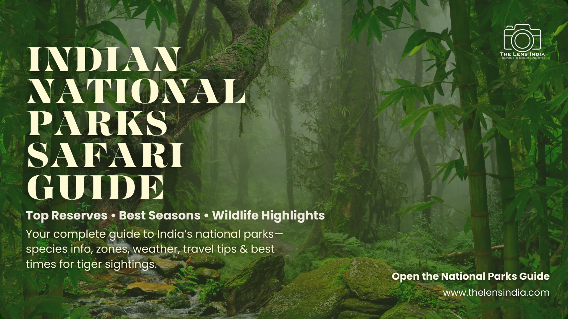 Draft: My Post TIndian National Parks Safari Guide: Top Reserves, Best Seasons, Zones & Wildlife Highlightsitle