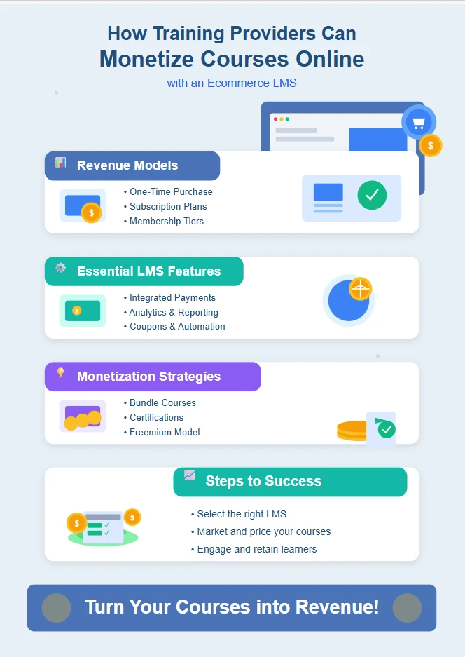Monetization Strategies for Training Providers Using an Ecommerce LMS