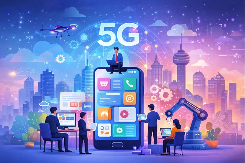 HOW 5G TECHNOLOGY IS CHANGING MOBILE APP DEVELOPMENT IN INDIA