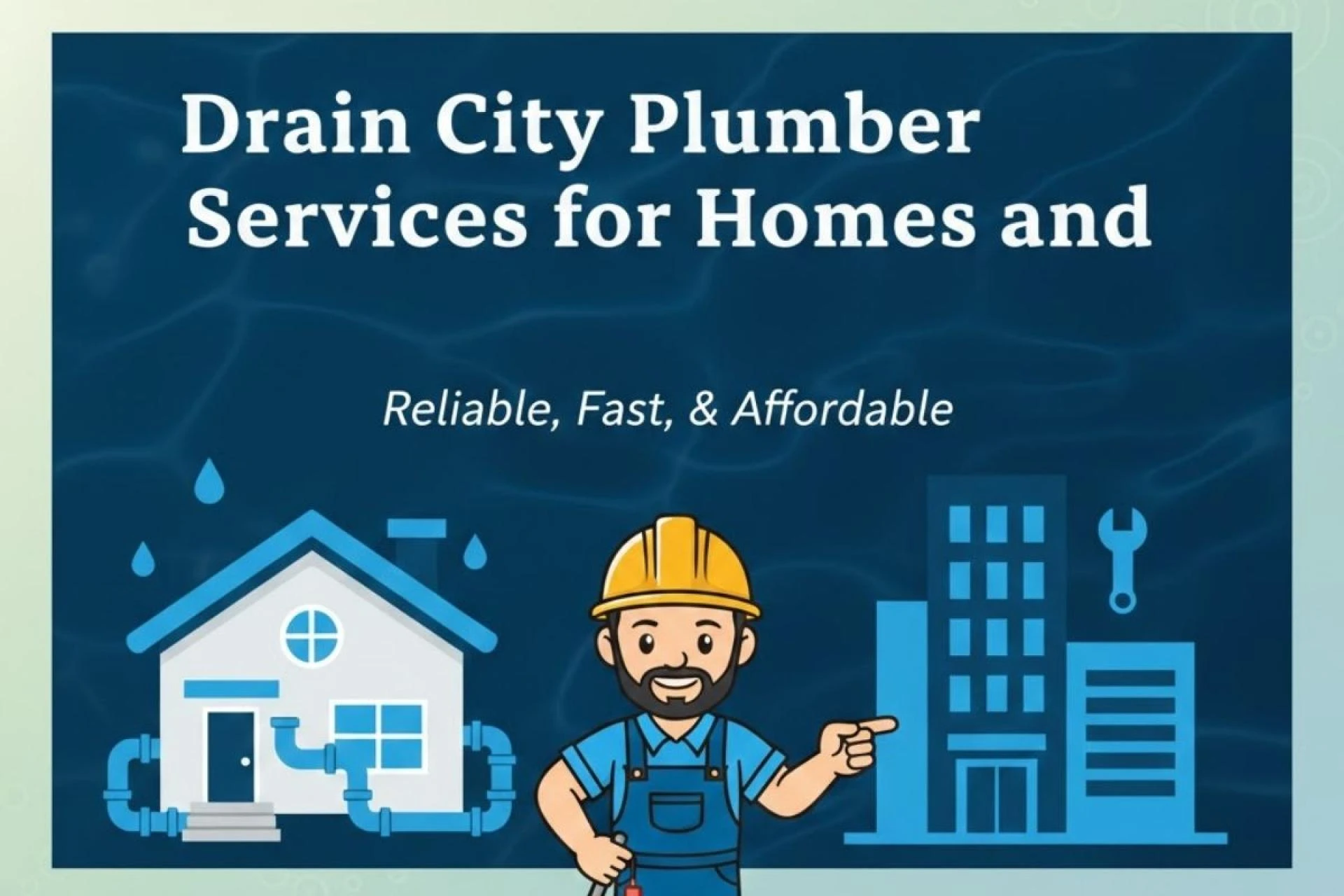 Drain City Plumber Services for Homes and Businesses