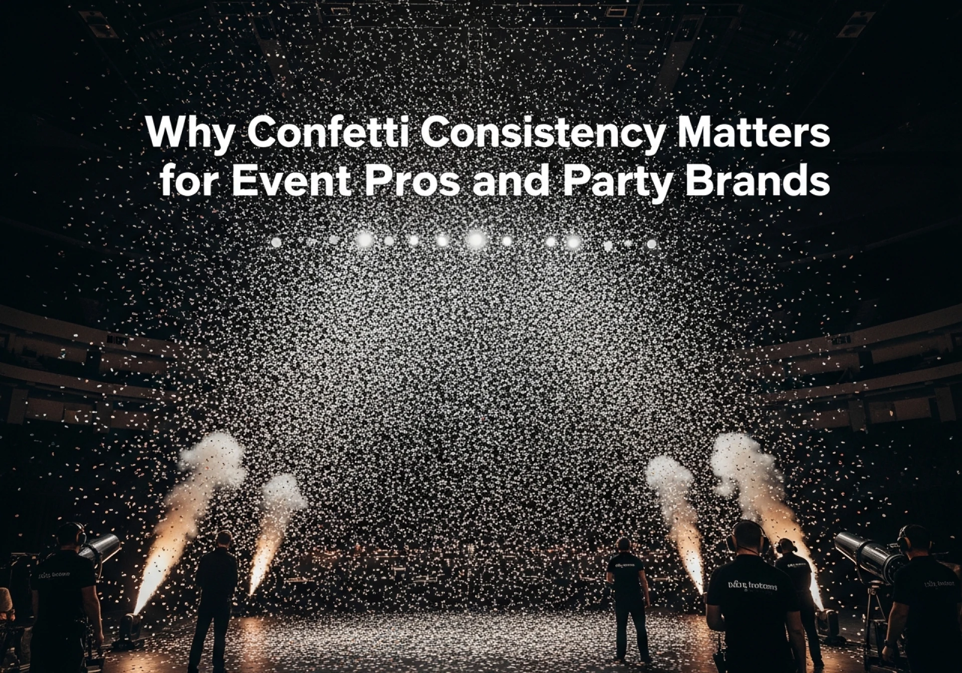 Why Confetti Consistency Matters for Event Pros and Party Brands