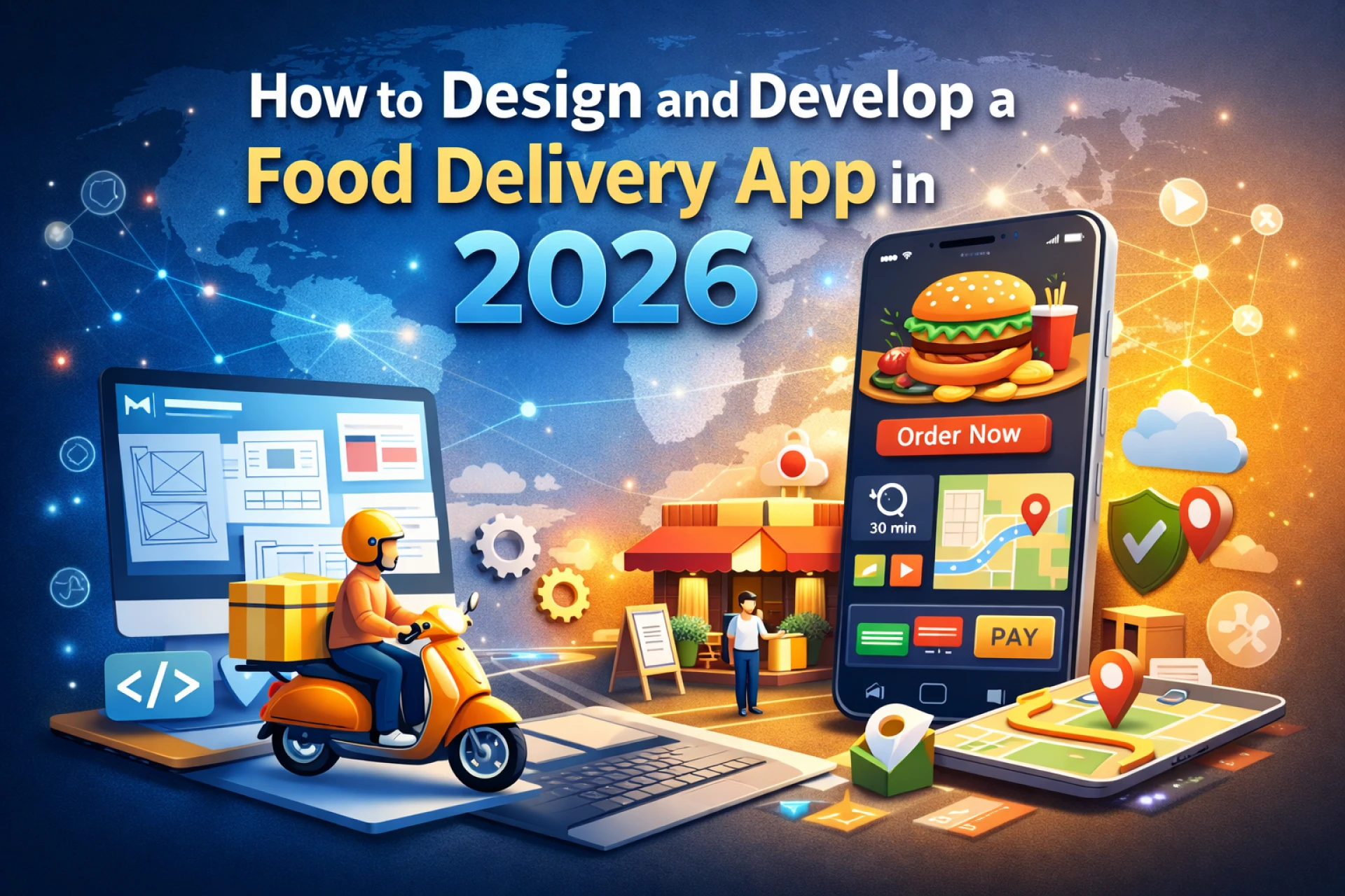 How to Design and Develop a Food Delivery App in 2026