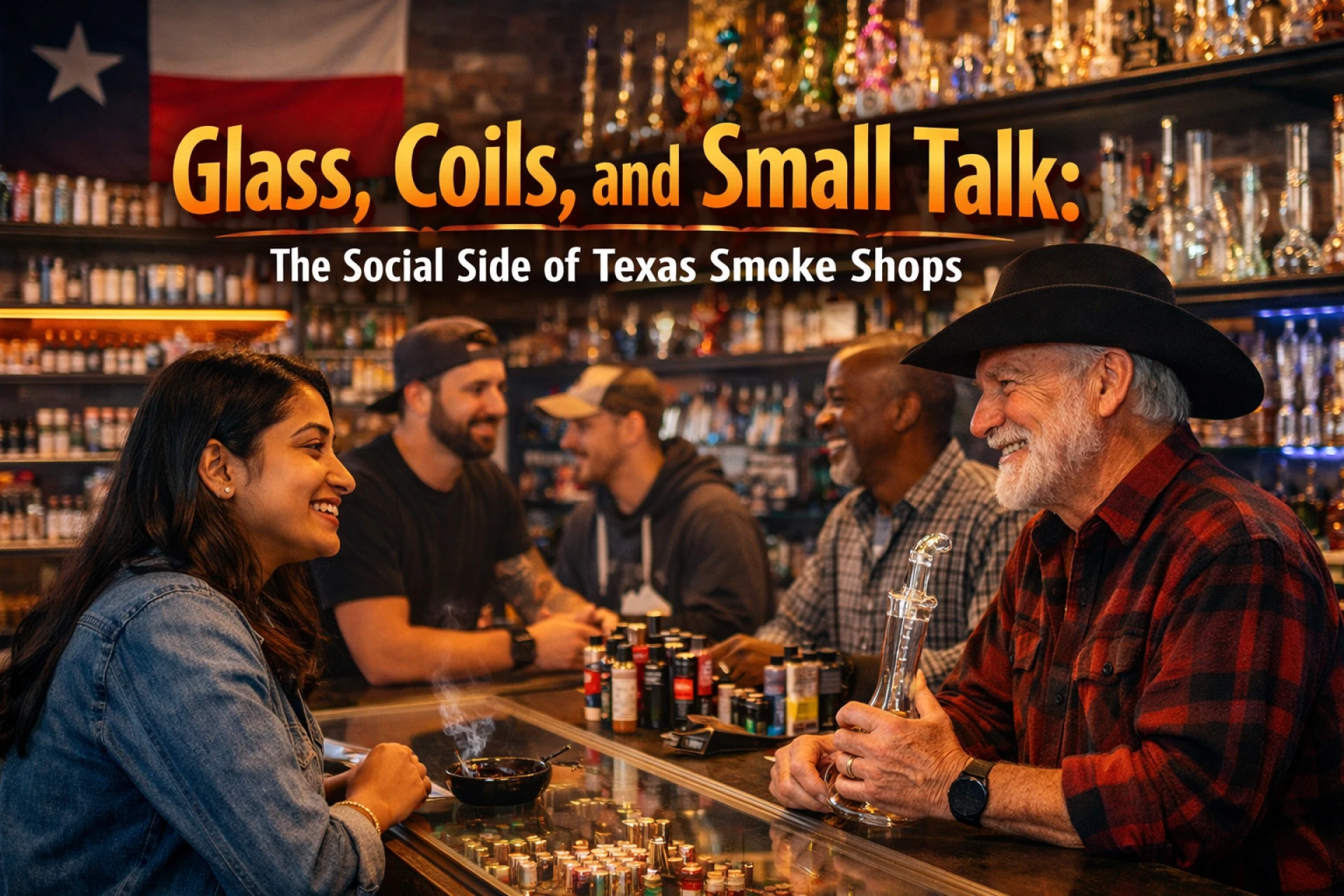Glass, Coils, and Small Talk: The Social Side of Texas Smoke Shops