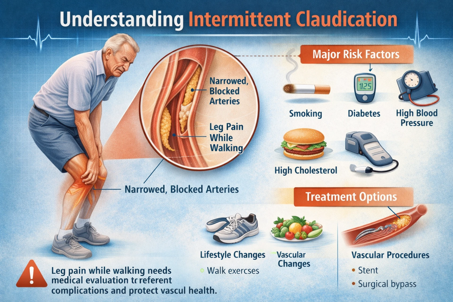 Intermittent Claudication: Causes, Symptoms, and Treatment Options