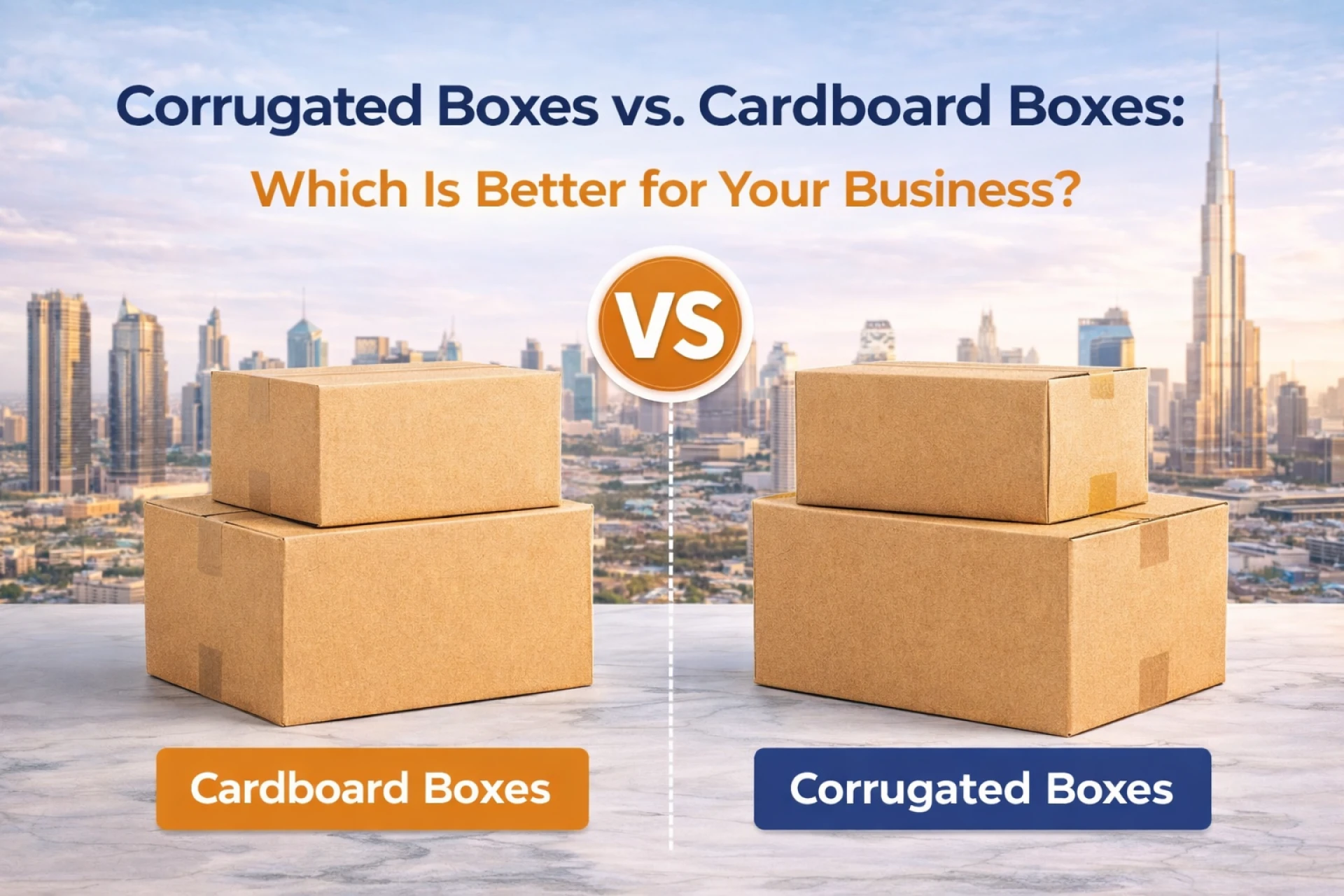 Corrugated Boxes vs. Cardboard Boxes: Which Is Better for Your Business?