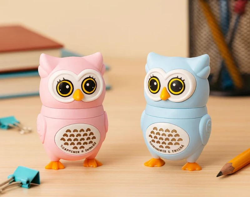 Why the Owl Sharpener and Eraser Is a Hit in School Bags