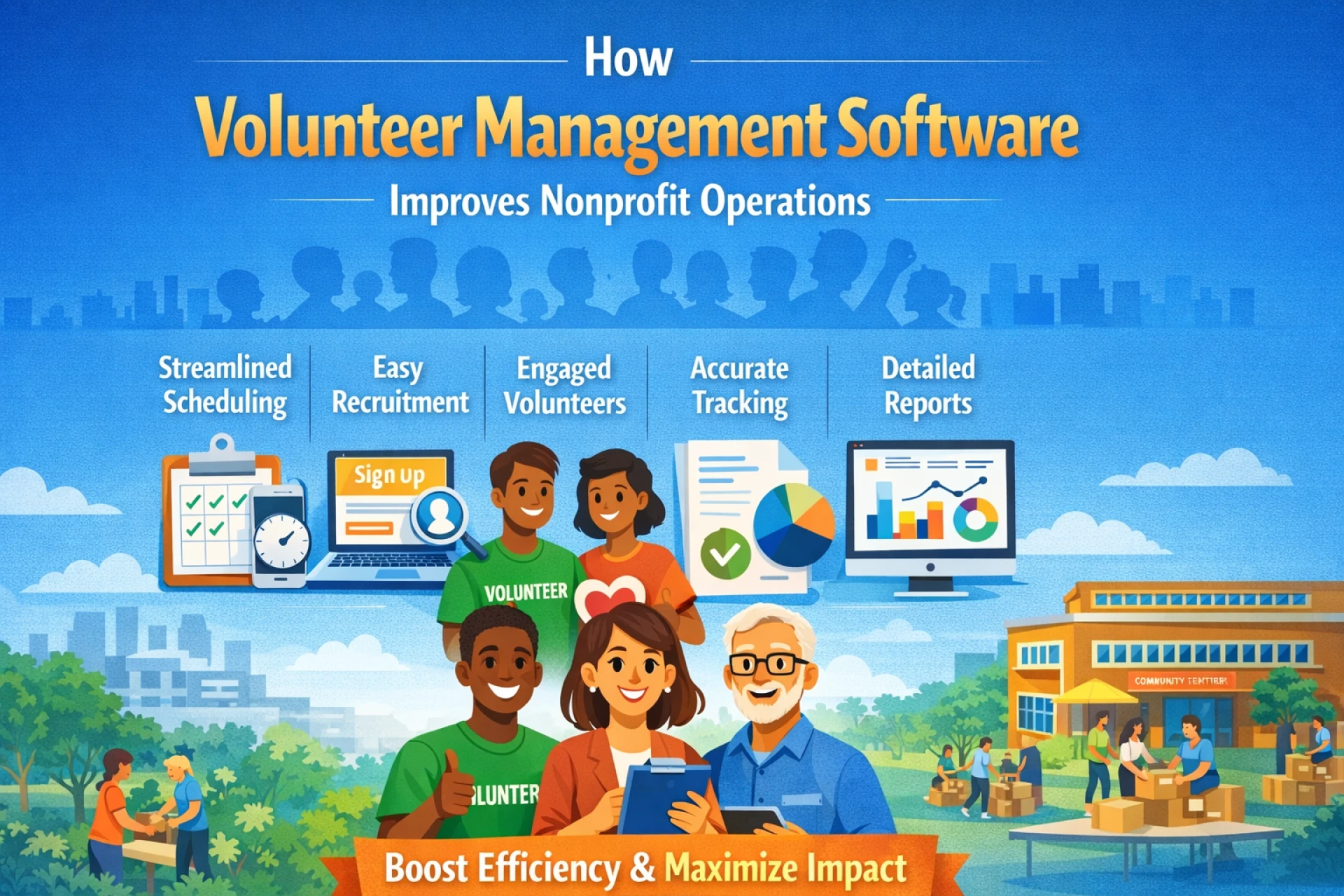 How Volunteer Management Software Improves Nonprofit Operations