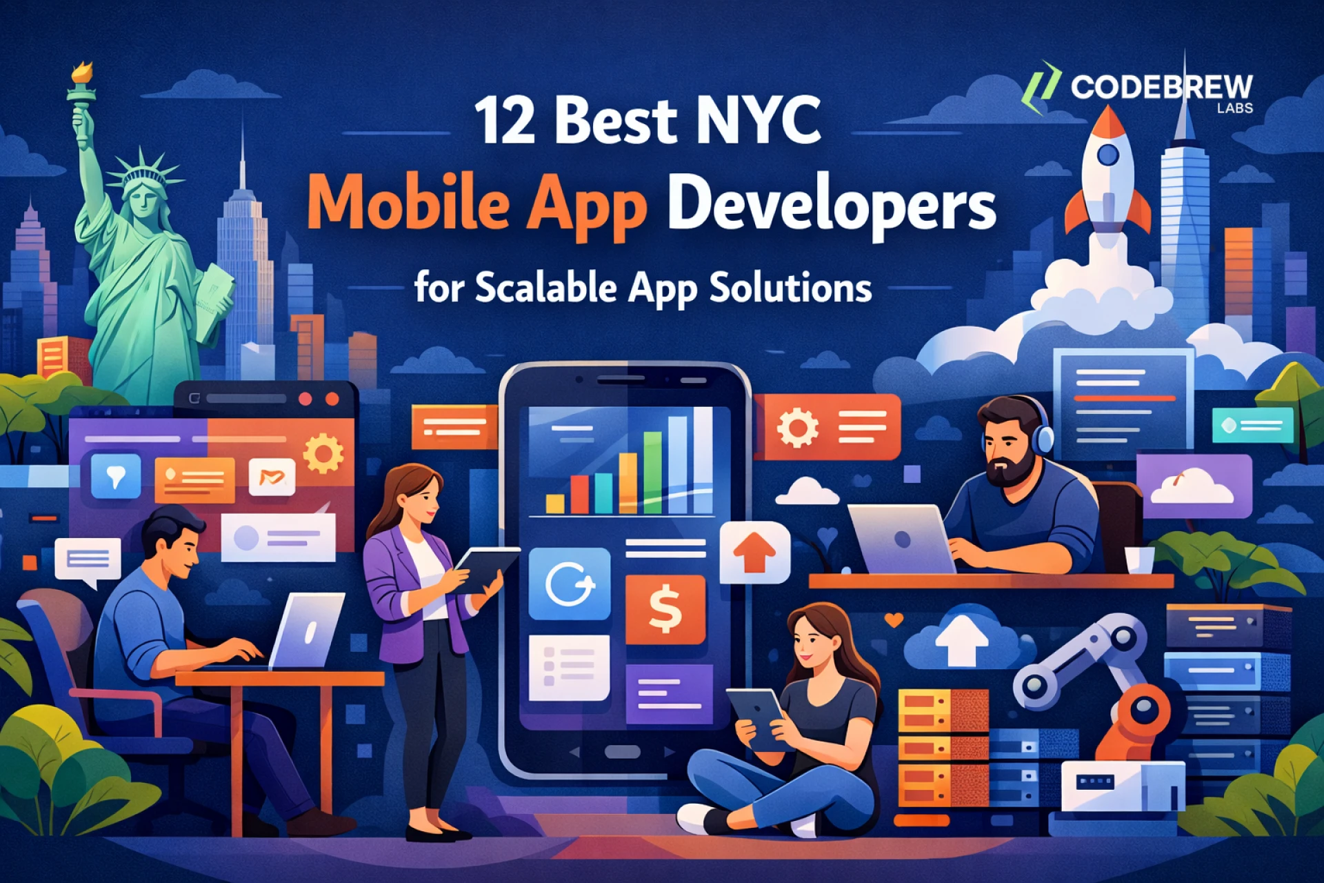 12 Best NYC Mobile App Developers for Scalable App Solutions