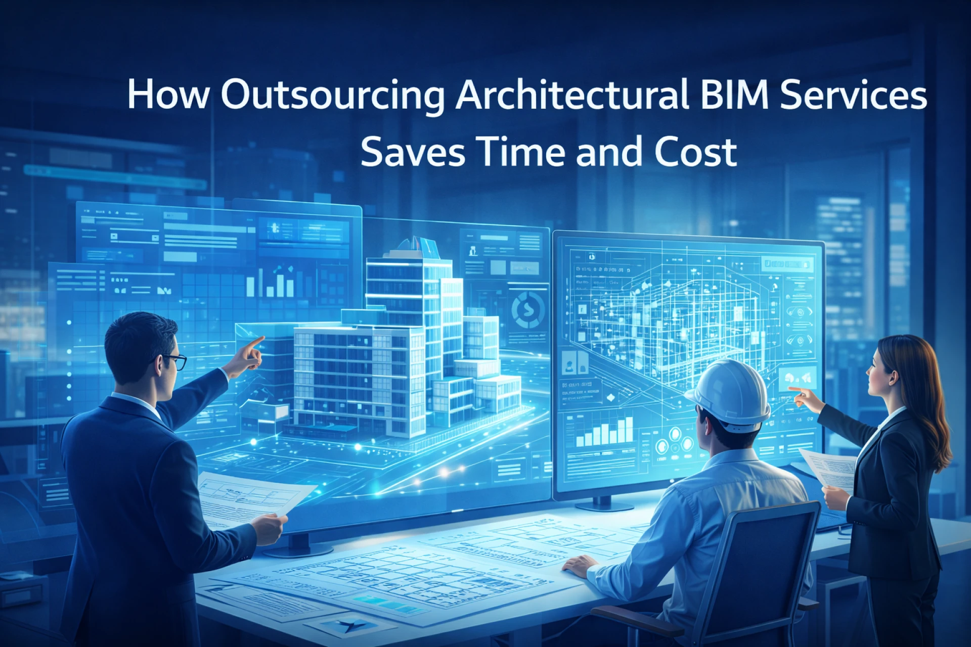 How Outsourcing Architectural BIM Services Saves Time and Cost
