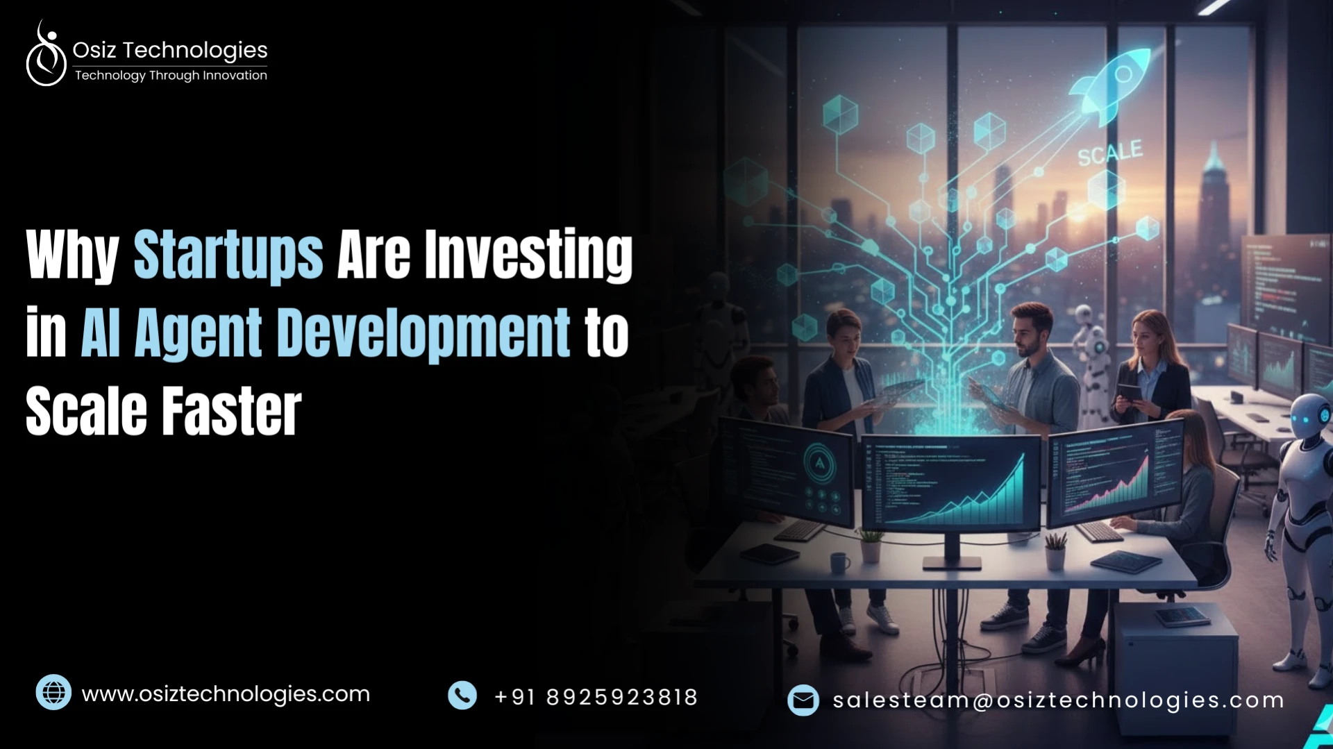 Why Startups Are Investing in AI Agent Development to Scale Faster