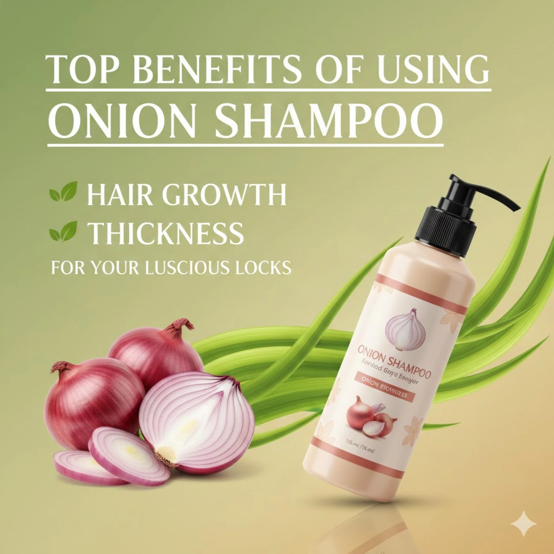 Top Benefits of Using Onion Shampoo for Hair Growth and Thickness