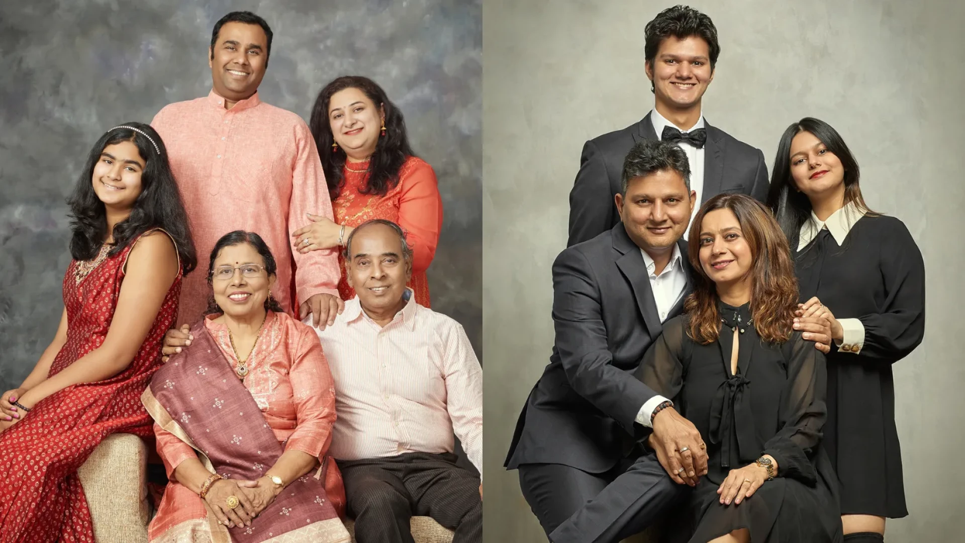 Unique Family Portrait Photoshoot Ideas Mumbai | Ethnic & Bollywood Themes