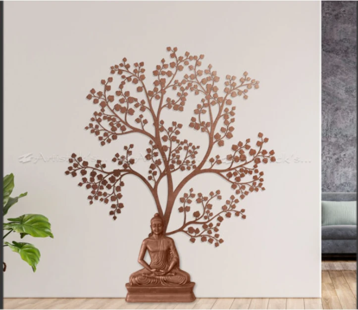 How Buddha with Tree Wall Decor Can Transform Your Home and Office