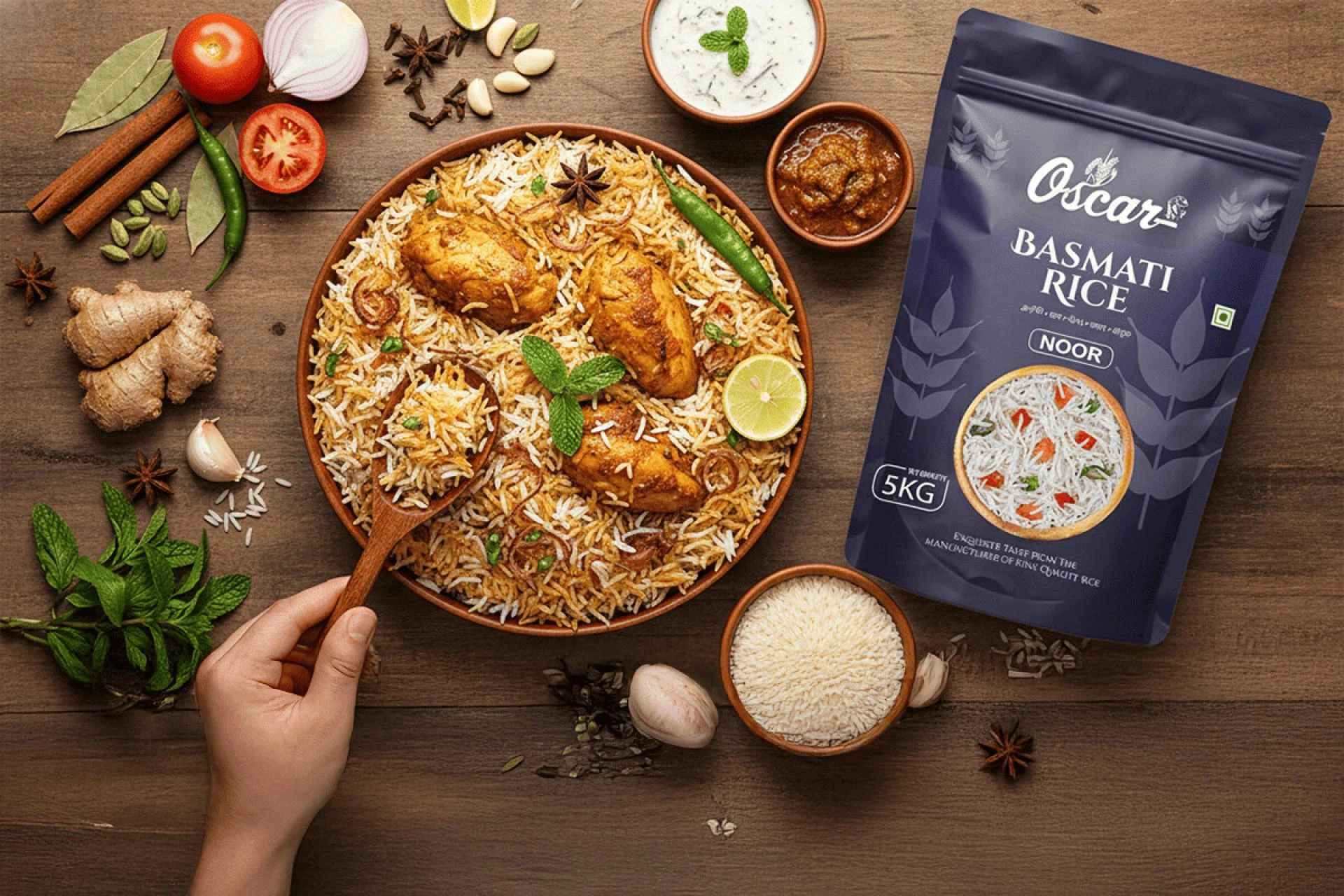Restaurant-Style Biryani with Oscar Royal Basmati Rice at Home