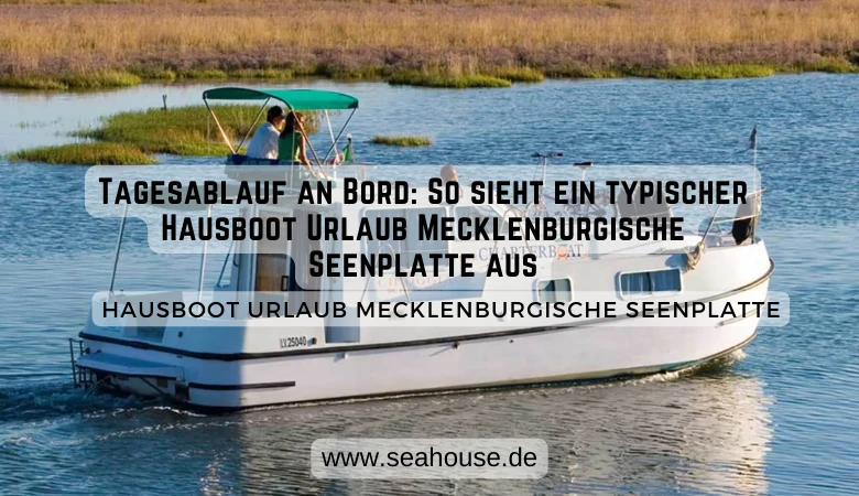 Tagesablauf an Bord: So sieht ein typischer Hausboot Urlaub Mecklenburgische Seenplatte aus 🚤🌿