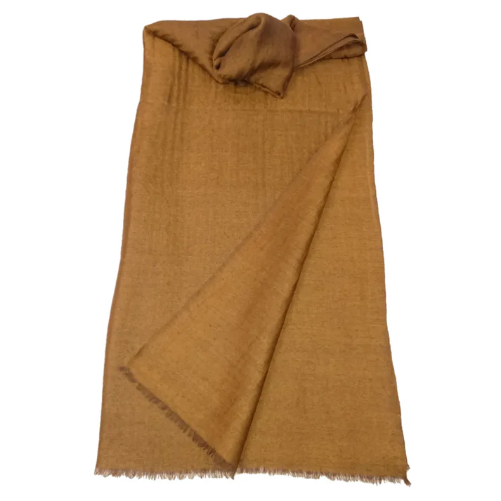 Pairing Gold Coloured Pashmina  With Traditional and Modern Wear