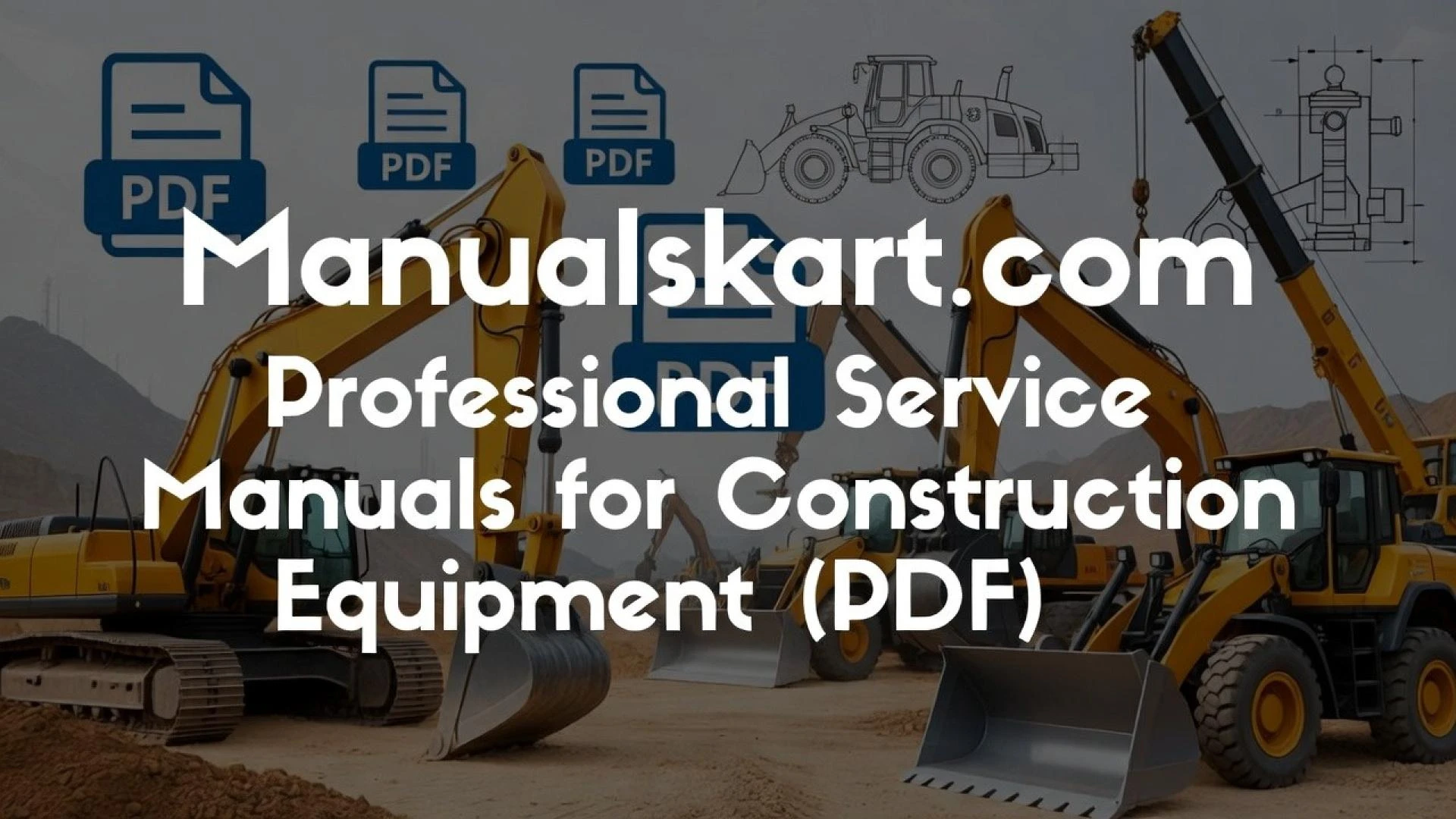Professional Service Manuals for Construction Equipment (PDF)