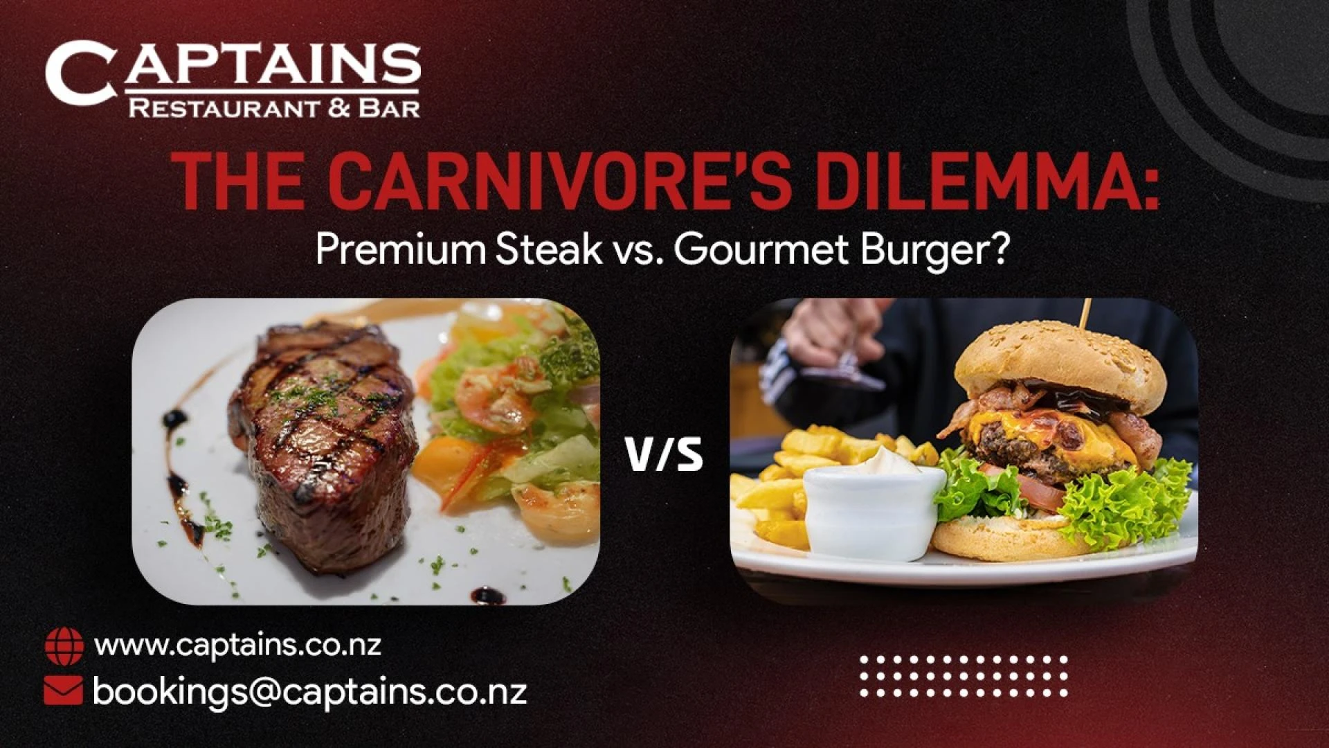 The Carnivore’s Dilemma: Premium Steak vs. Gourmet Burger?