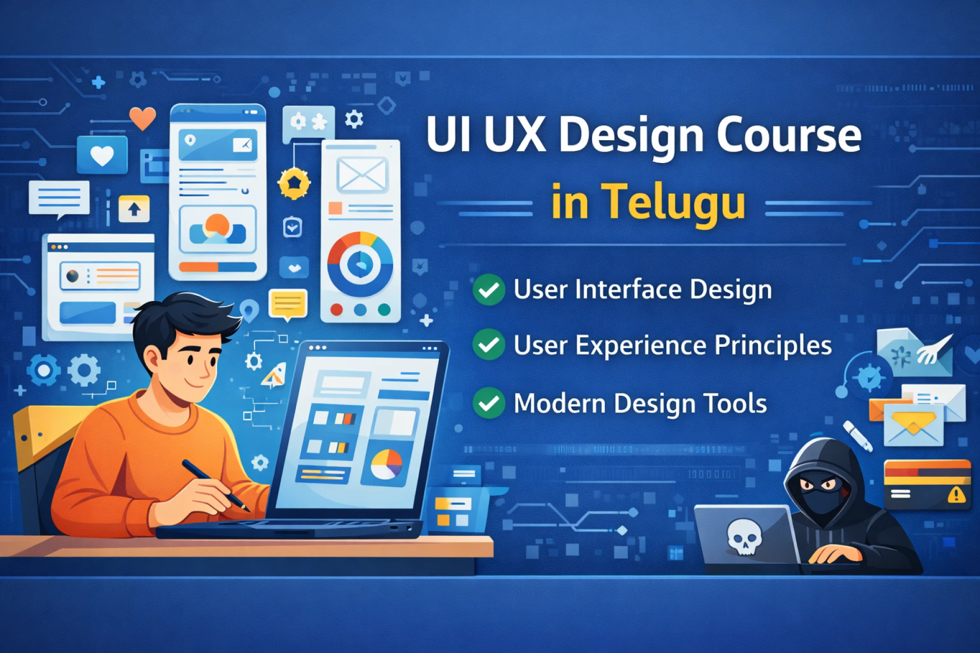 UX Writing Microcopy and Tone of Voice – UI UX Design Course in Telugu