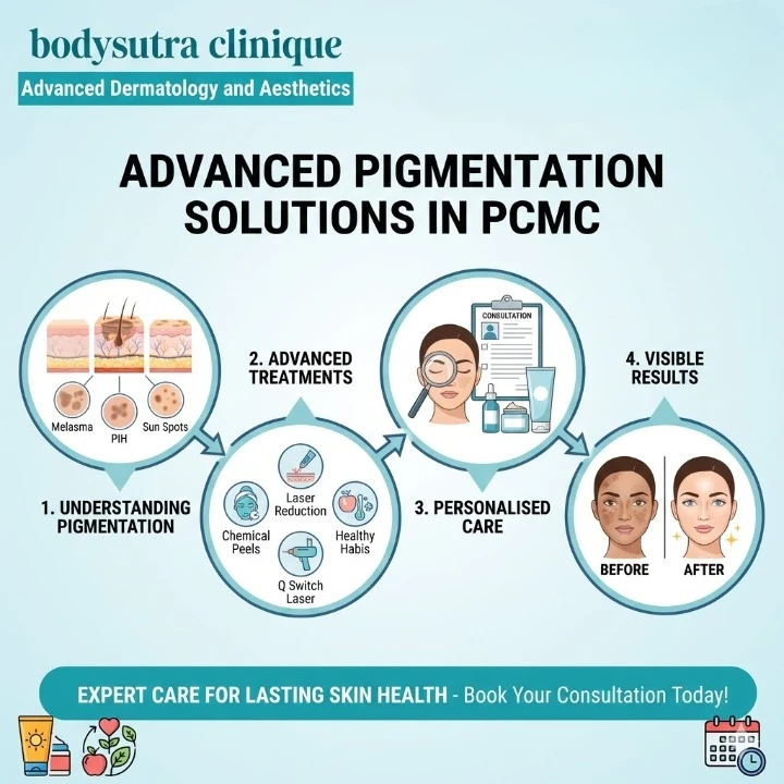 Struggling With Dark Spots? Try Advanced Pigmentation Treatment at Bodysutra Clinique