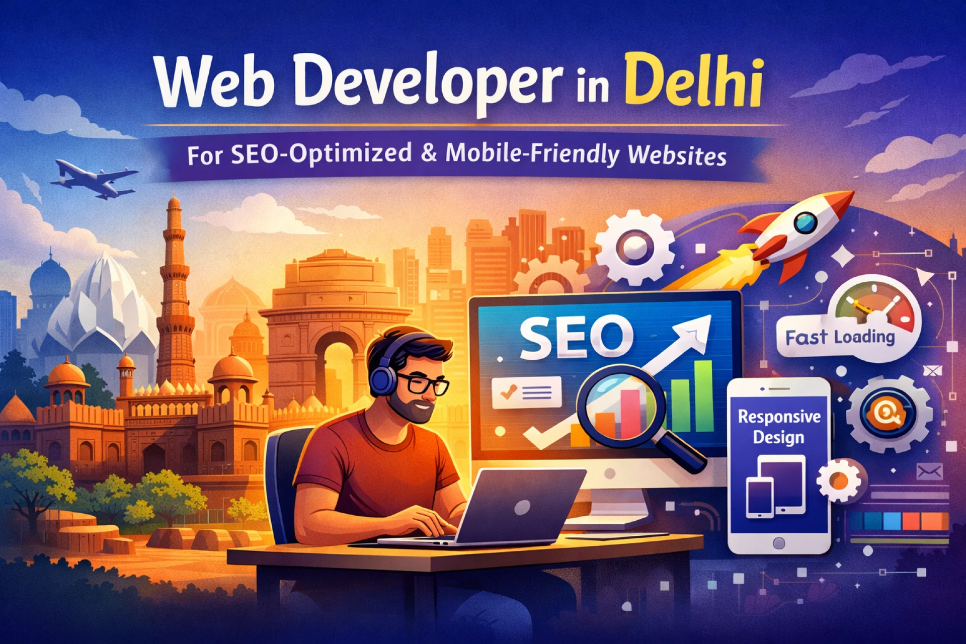Web Developer in Delhi for SEO-optimized and Mobile-Friendly Websites
