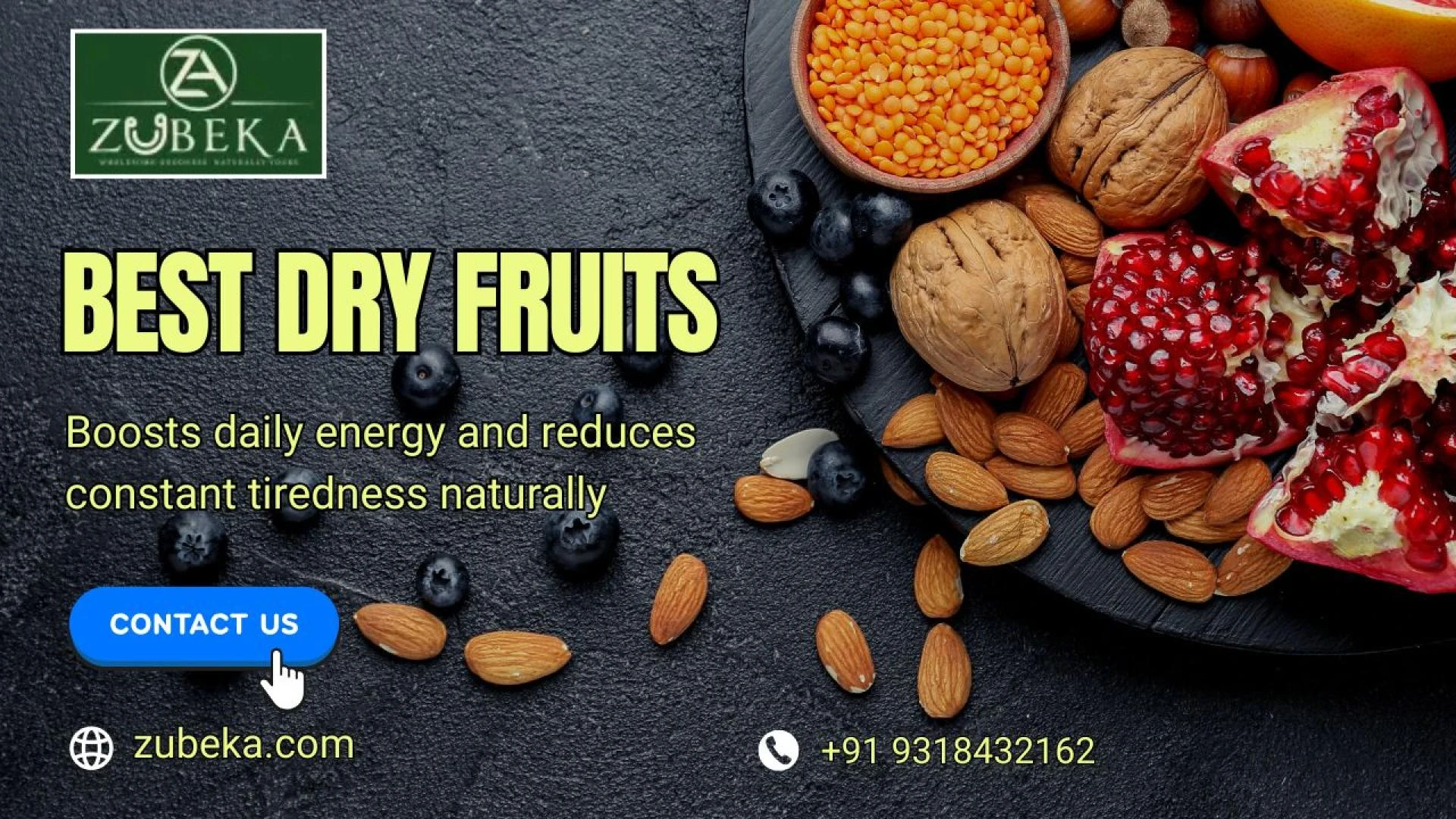 Best Dry Fruits High in Protein: Types, Benefits, and Consumption Tips | Zubeka